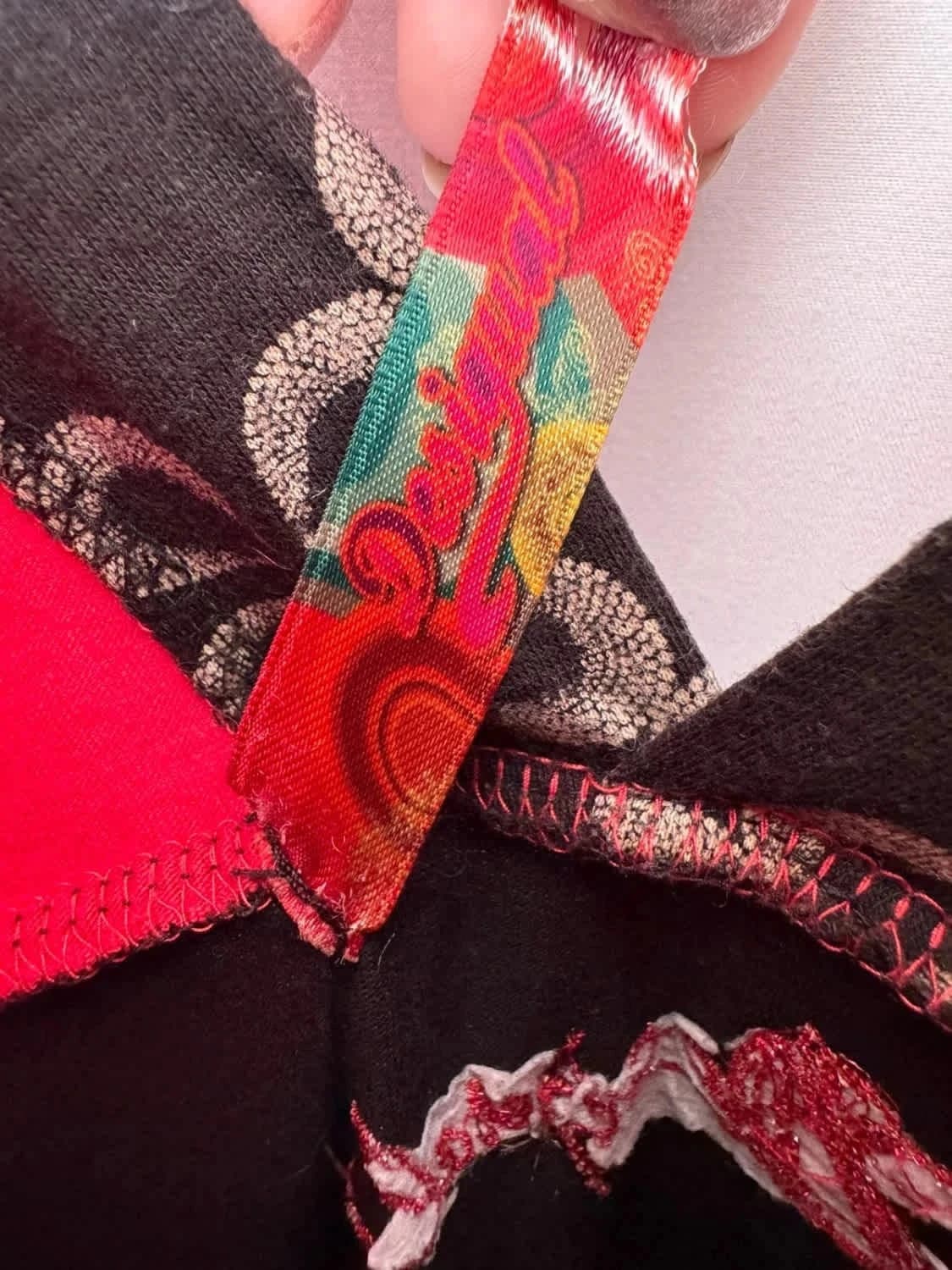 Robe Desigual rouge col V taille M - Photo 5/5