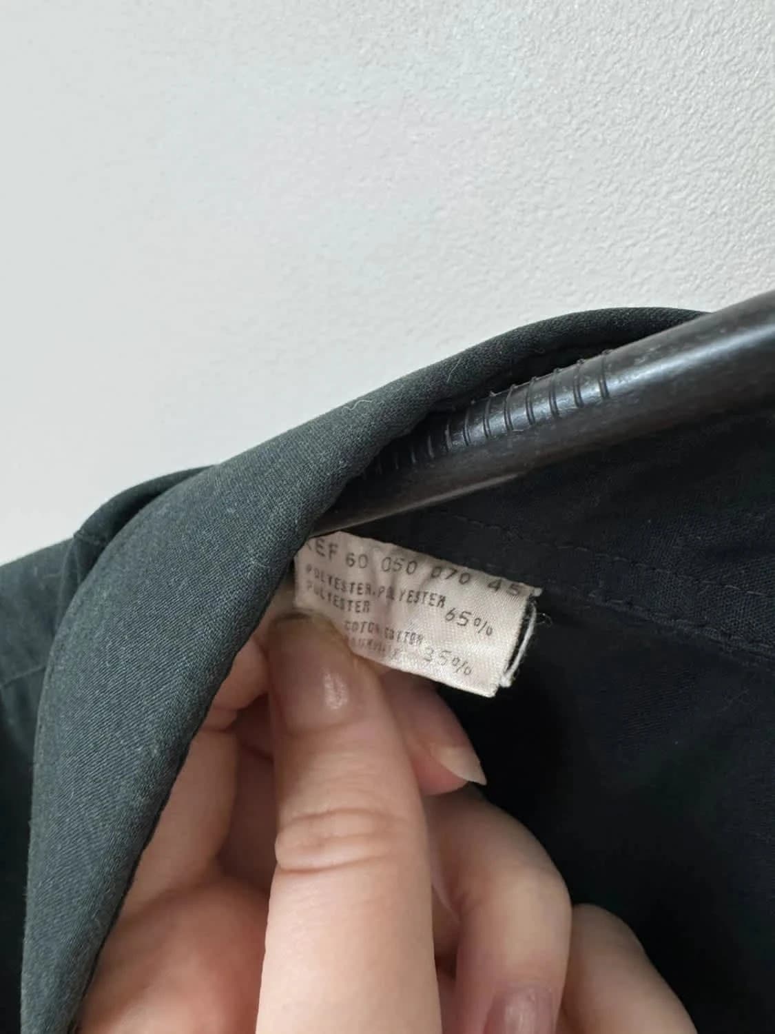 Chemise noire manches courtes Pierre Balmain logo brodé taille XXL - Photo 4/6