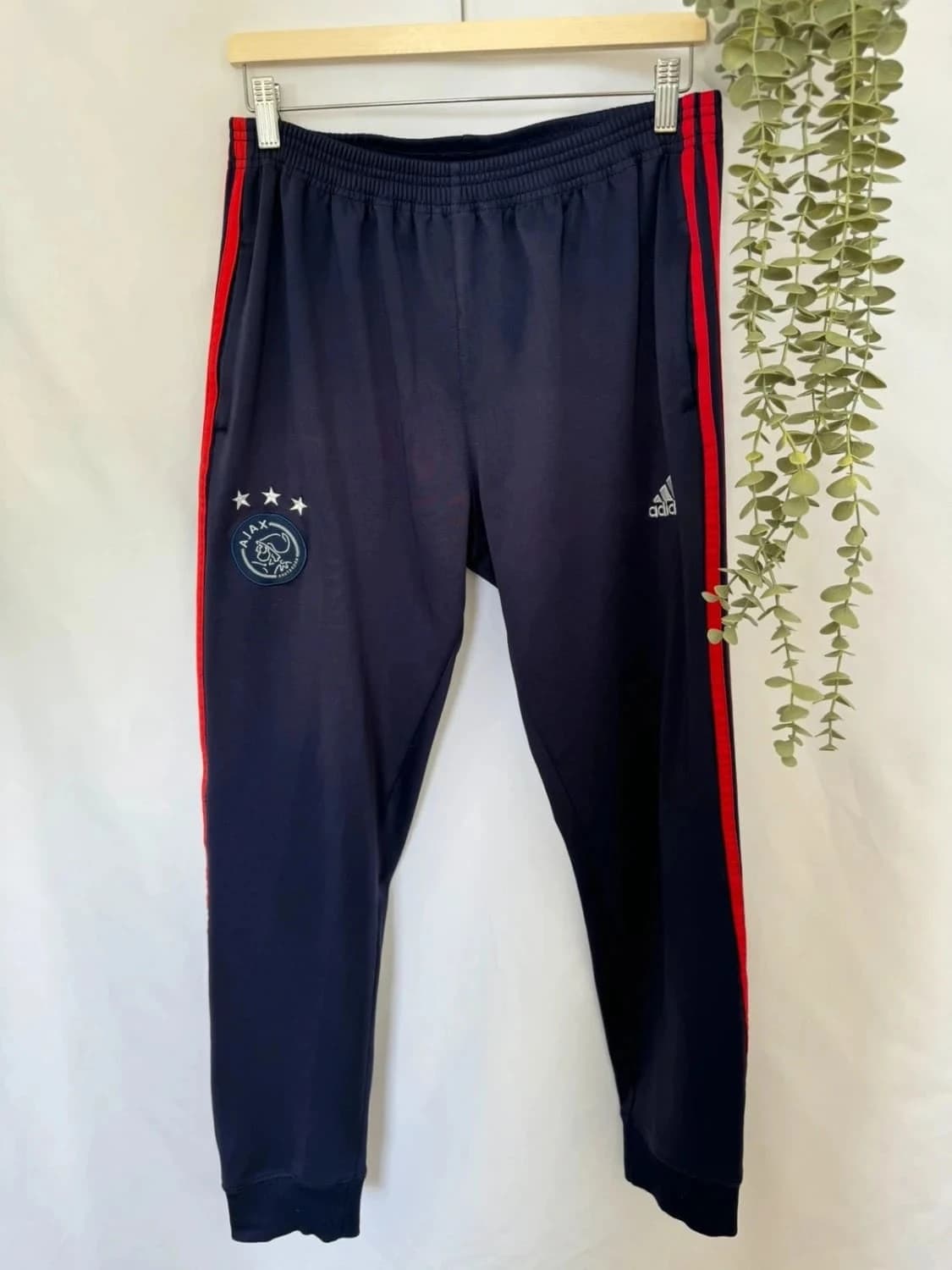 Jogging Adidas bleu Ajax brodé taille L - Photo 2/6