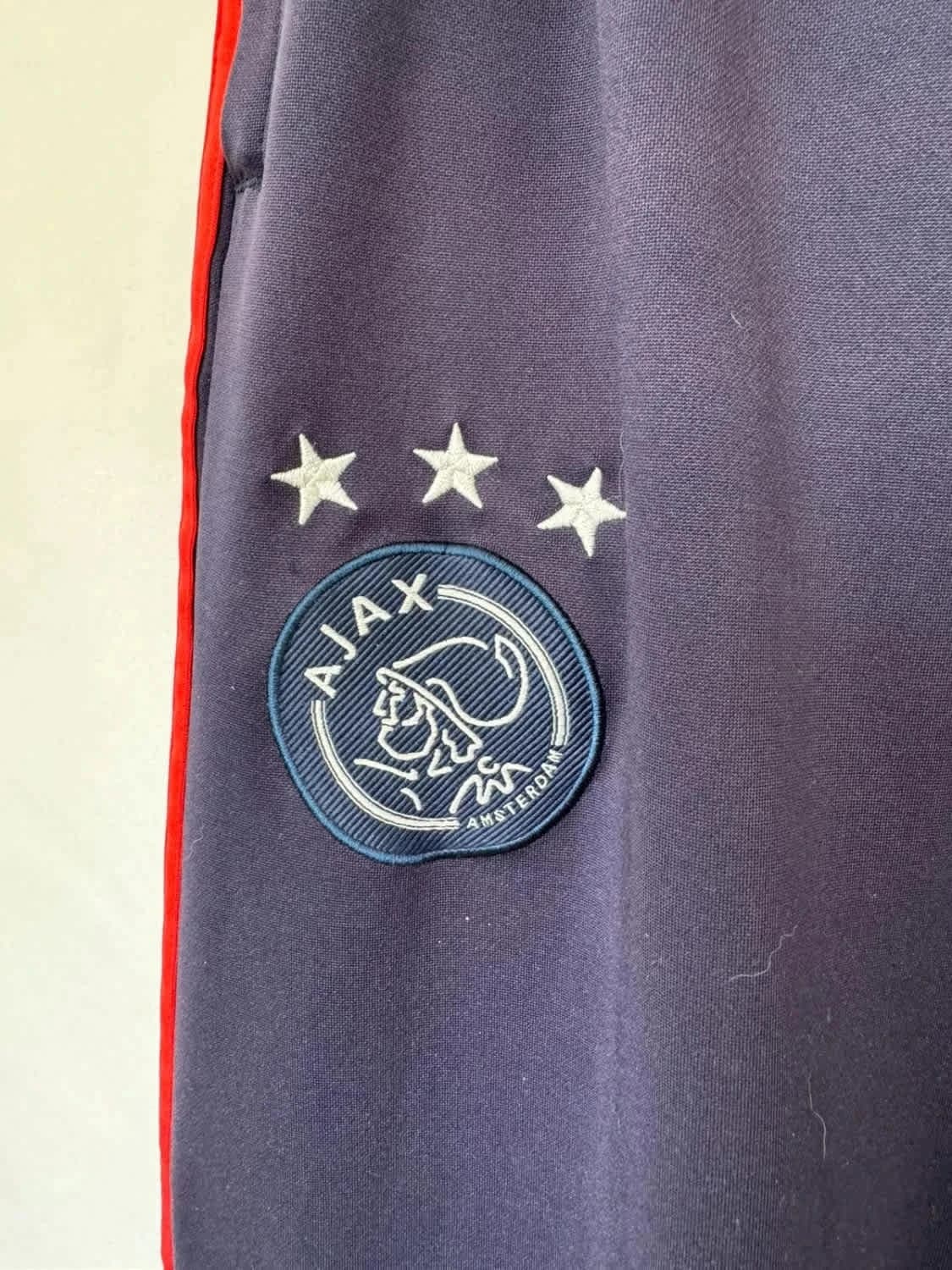 Jogging Adidas bleu Ajax brodé taille L - Photo 3/6