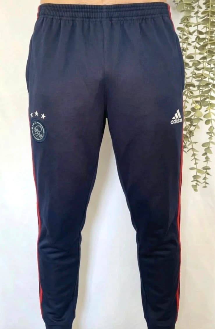 Jogging Adidas bleu Ajax brodé taille L - Photo 1/6