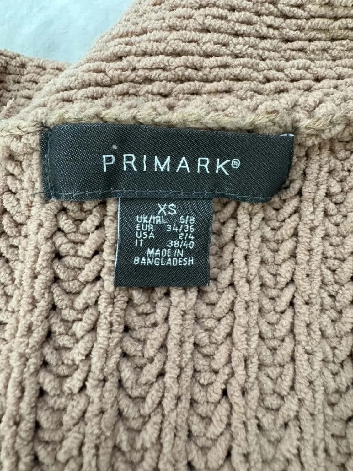 Cardigan en maille torsadé beige taille XS - Photo 6/6
