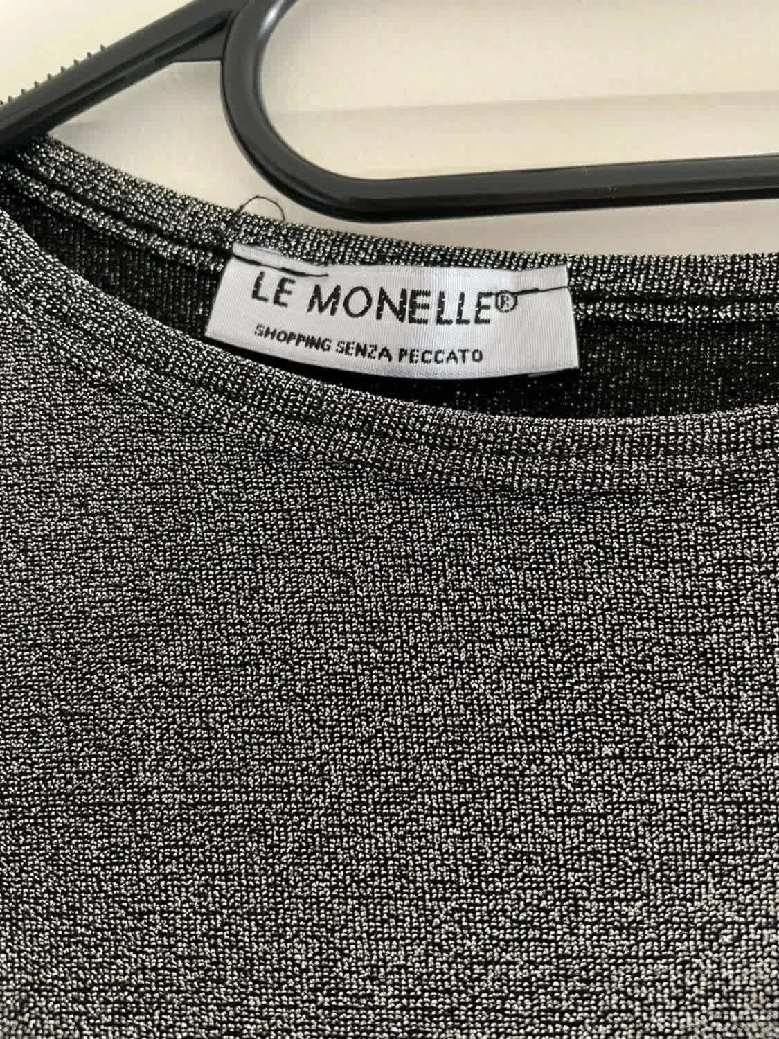 Pull fin gris à paillettes taille S - Photo 3/4
