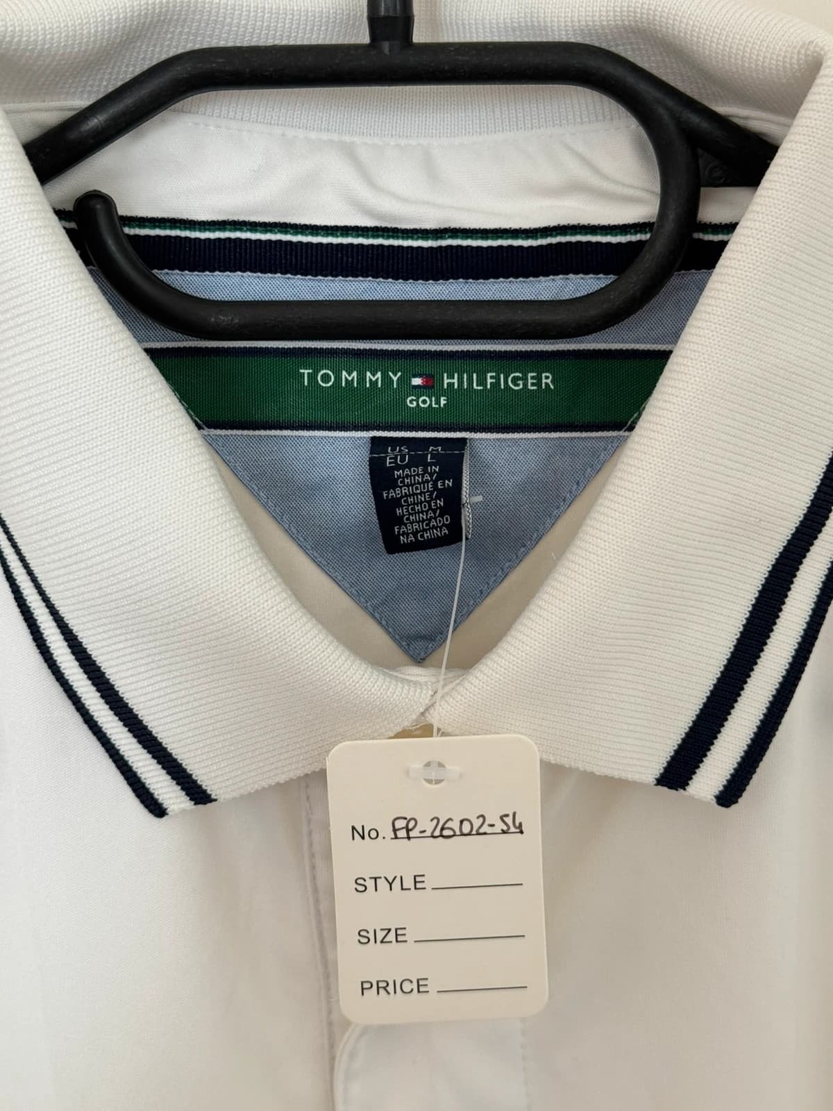 Polo golf Tommy Hilfiger blanc taille L - FP-260254 - Photo 5/8