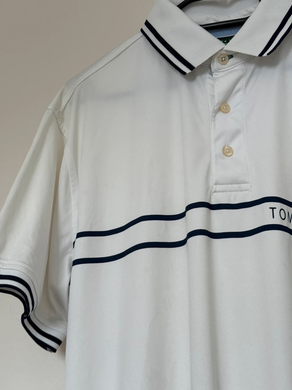 Polo golf Tommy Hilfiger blanc taille L - FP-260254 - Photo 3/8