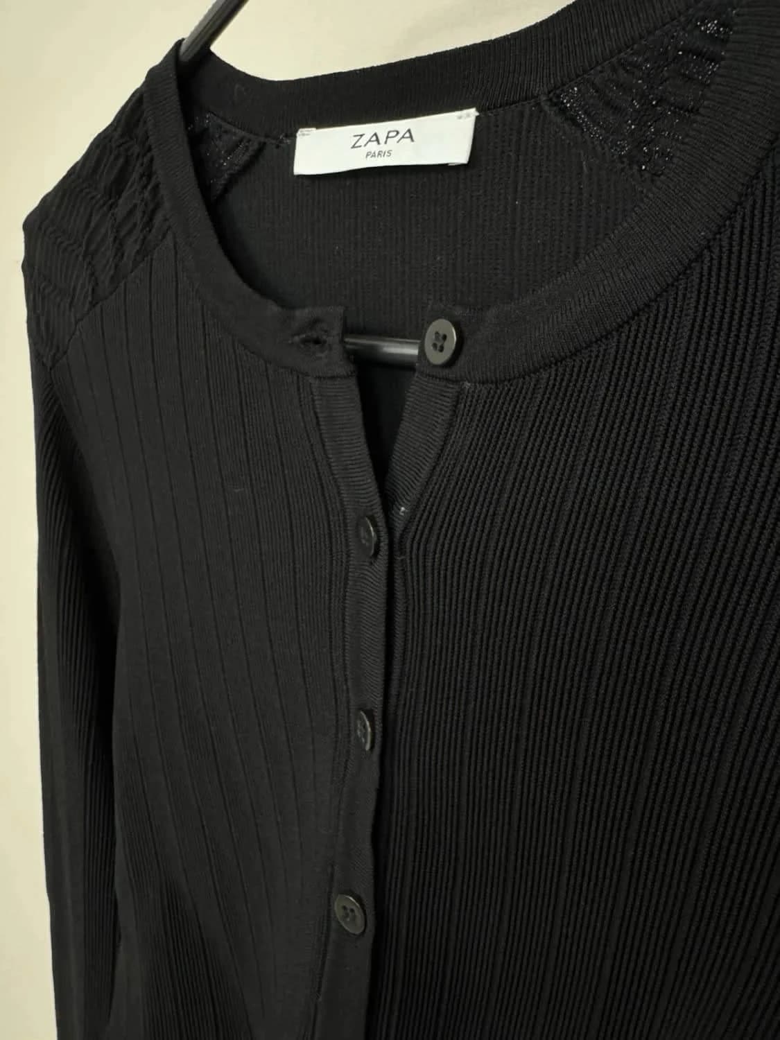 Veste courte noire Zapa taille S - Photo 3/5