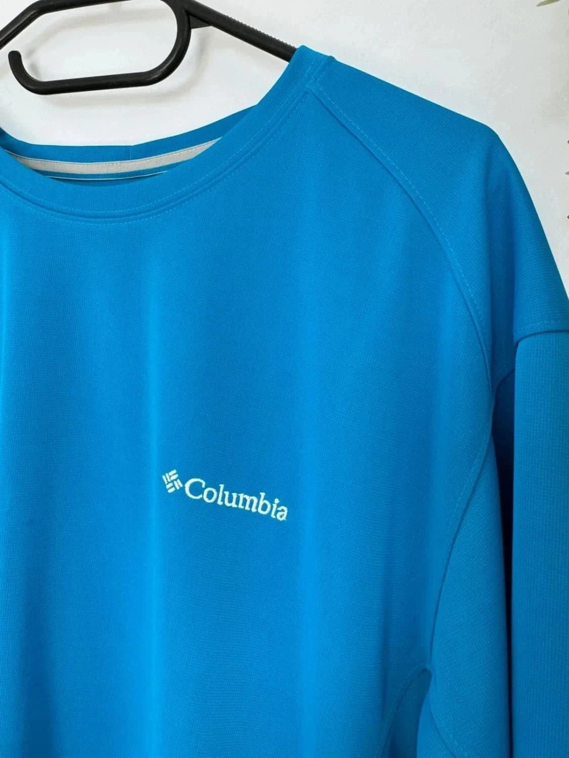 Tee-shirt bleu Columbia brodé taille XL - Photo 3/5