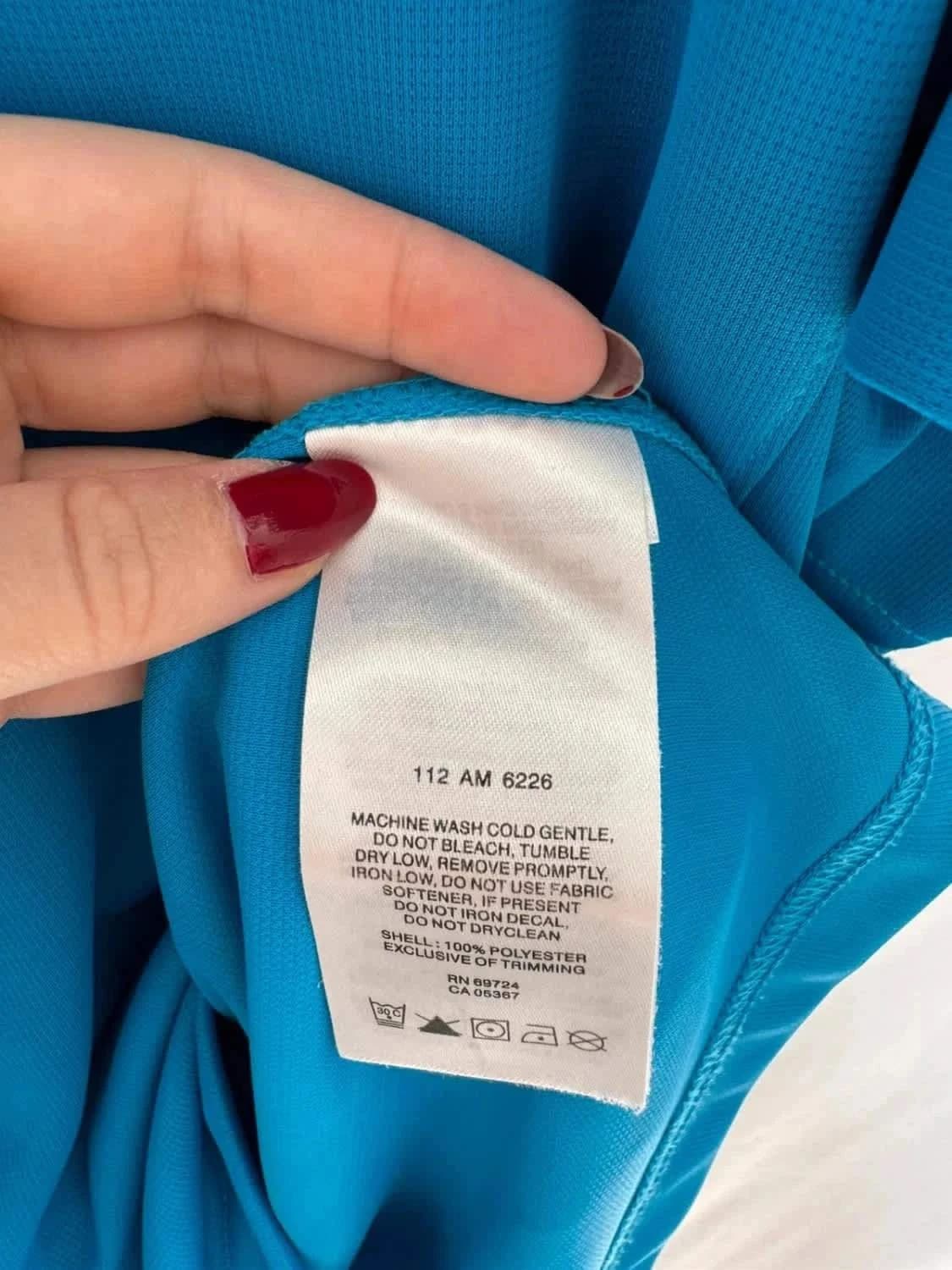 Tee-shirt bleu Columbia brodé taille XL - Photo 5/5