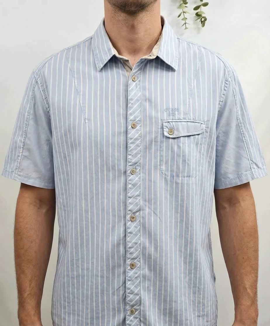 Chemise Homme manches courtes Guess taille XL - Photo 1/6