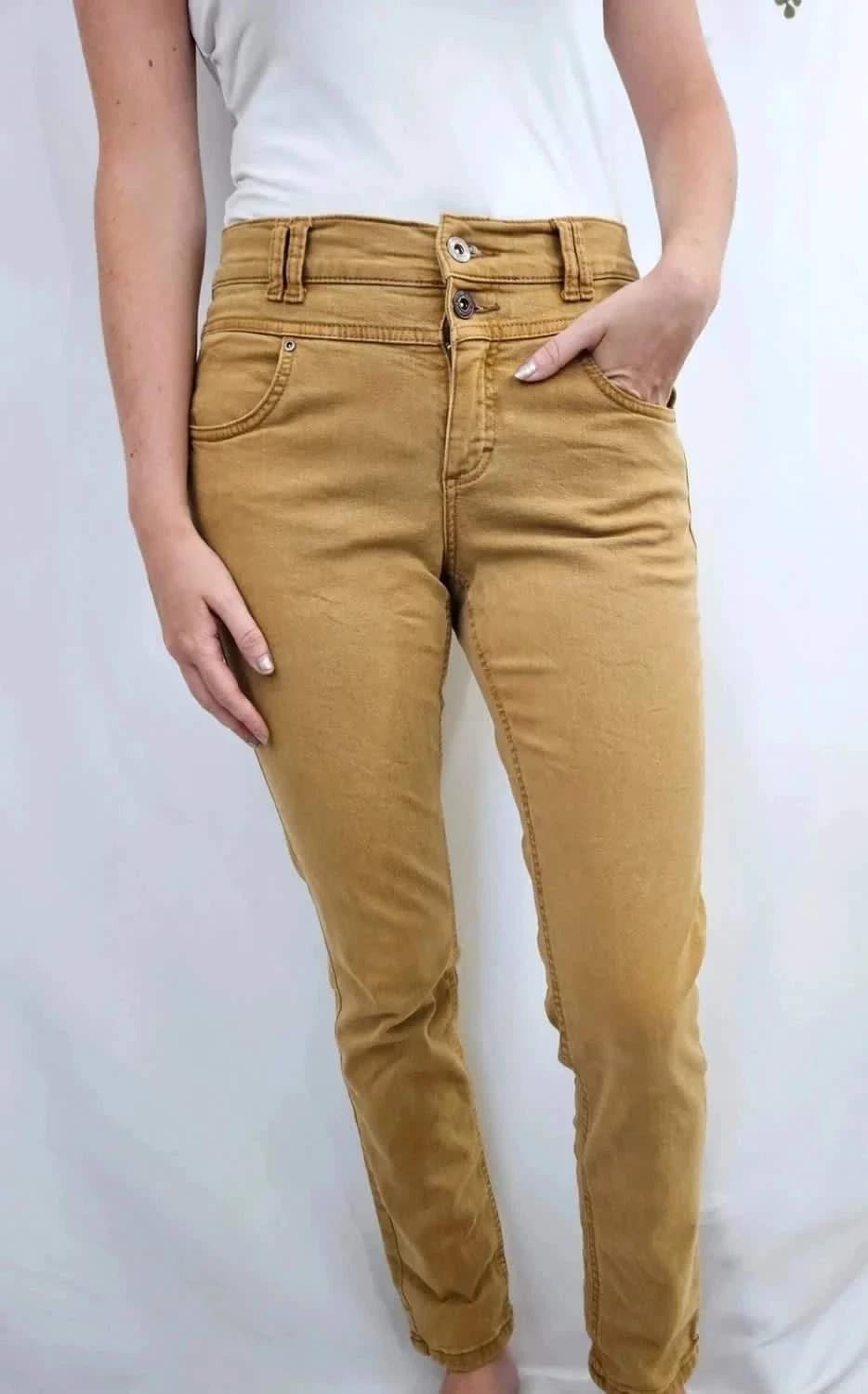 Jean Skinny moutarde Angels taille 38 - Photo 2/8