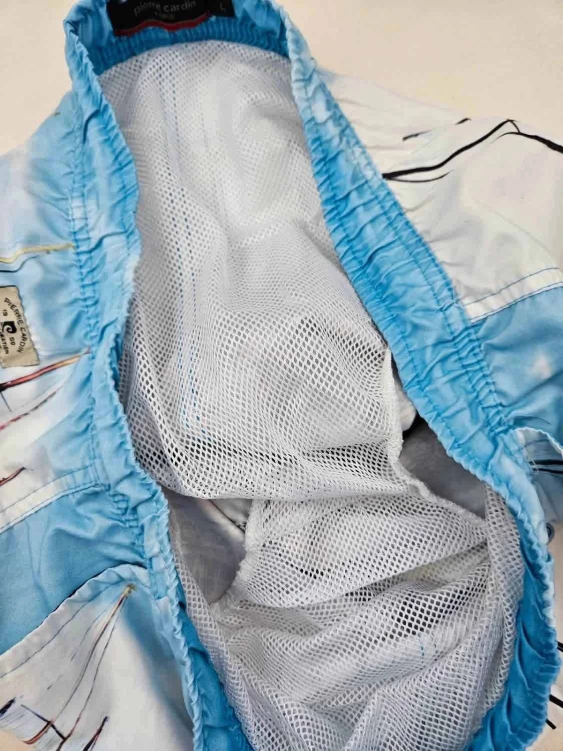 Short de bain Pierre Cardin motif original bateaux taille L - Photo 6/9