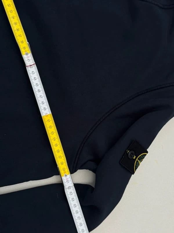 Sweat Crewneck Stone Island navy badge compass taille XL coupe ajustée - Photo 9/10