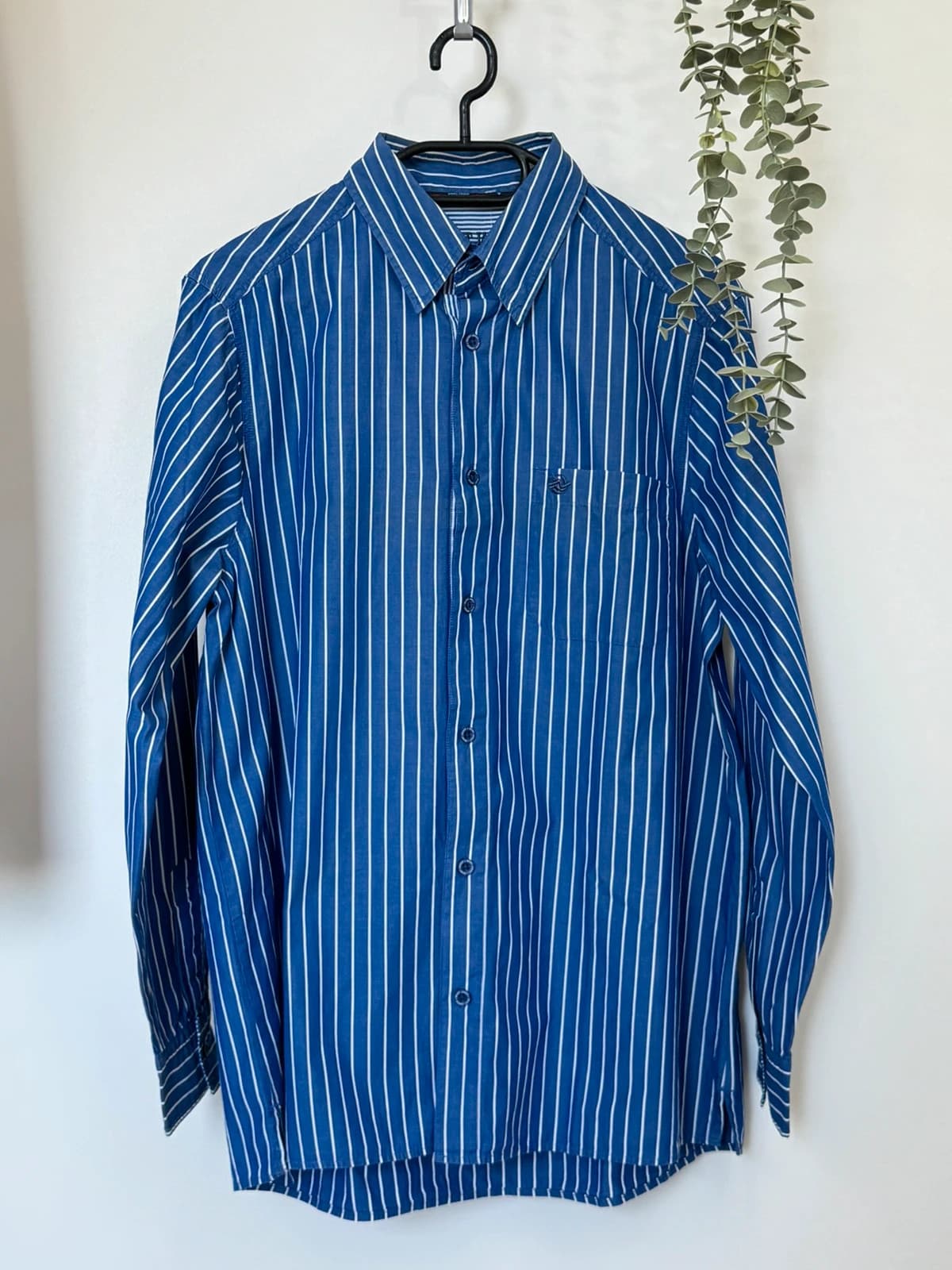 Chemise rayée Saint James bleu roi blanc taille S - FP260346 - Photo 2/9