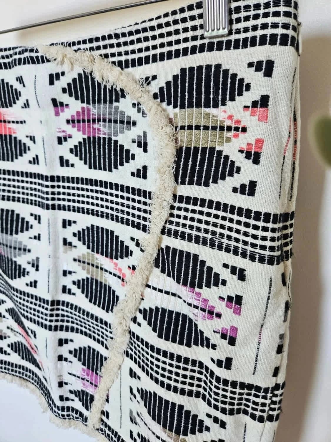 Jupe courte ethnique brodée crème Vero Moda taille M - Photo 3/9