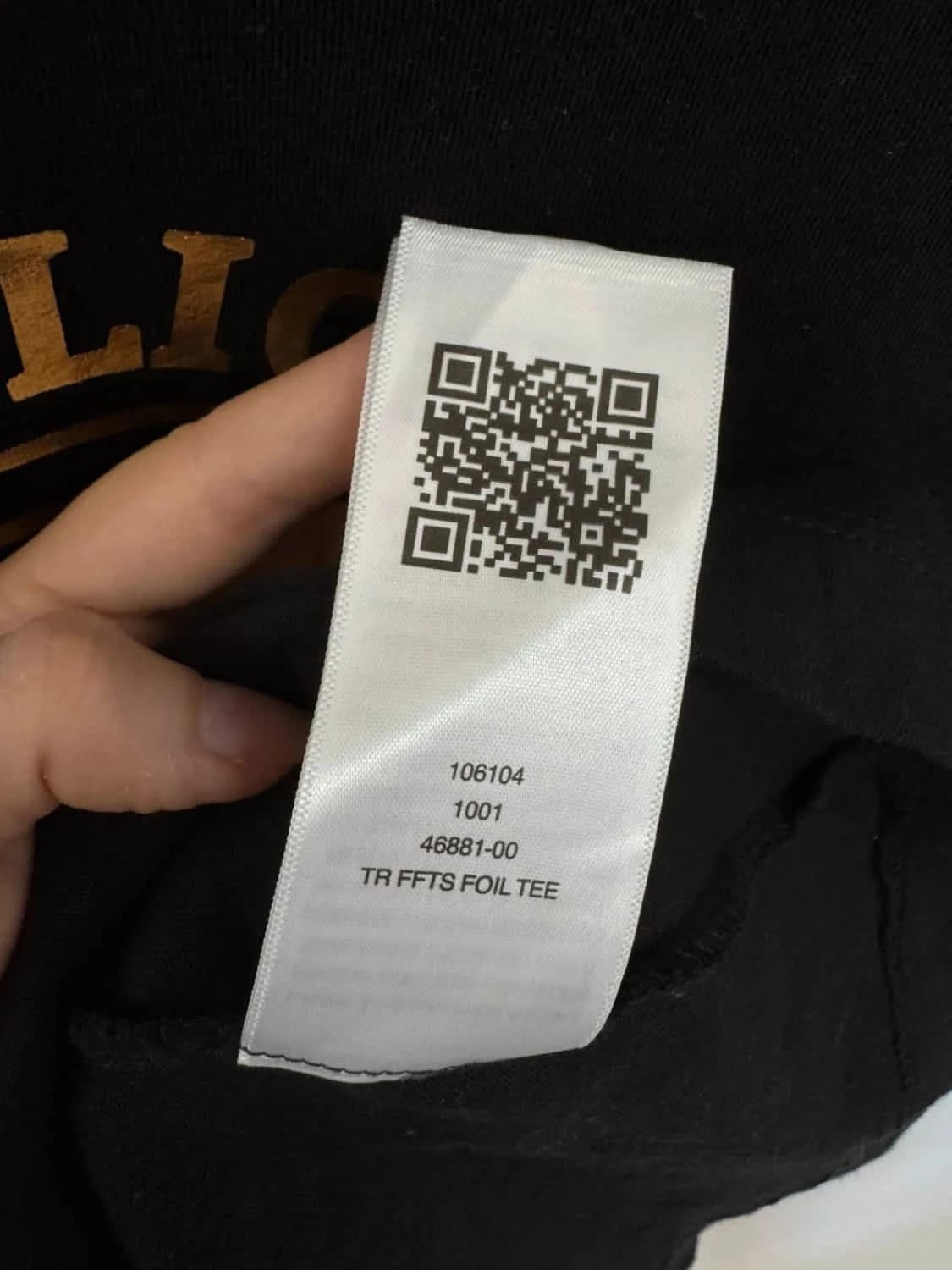 T-shirt True Religion noir foil doré logo buddha taille M - Photo 6/6
