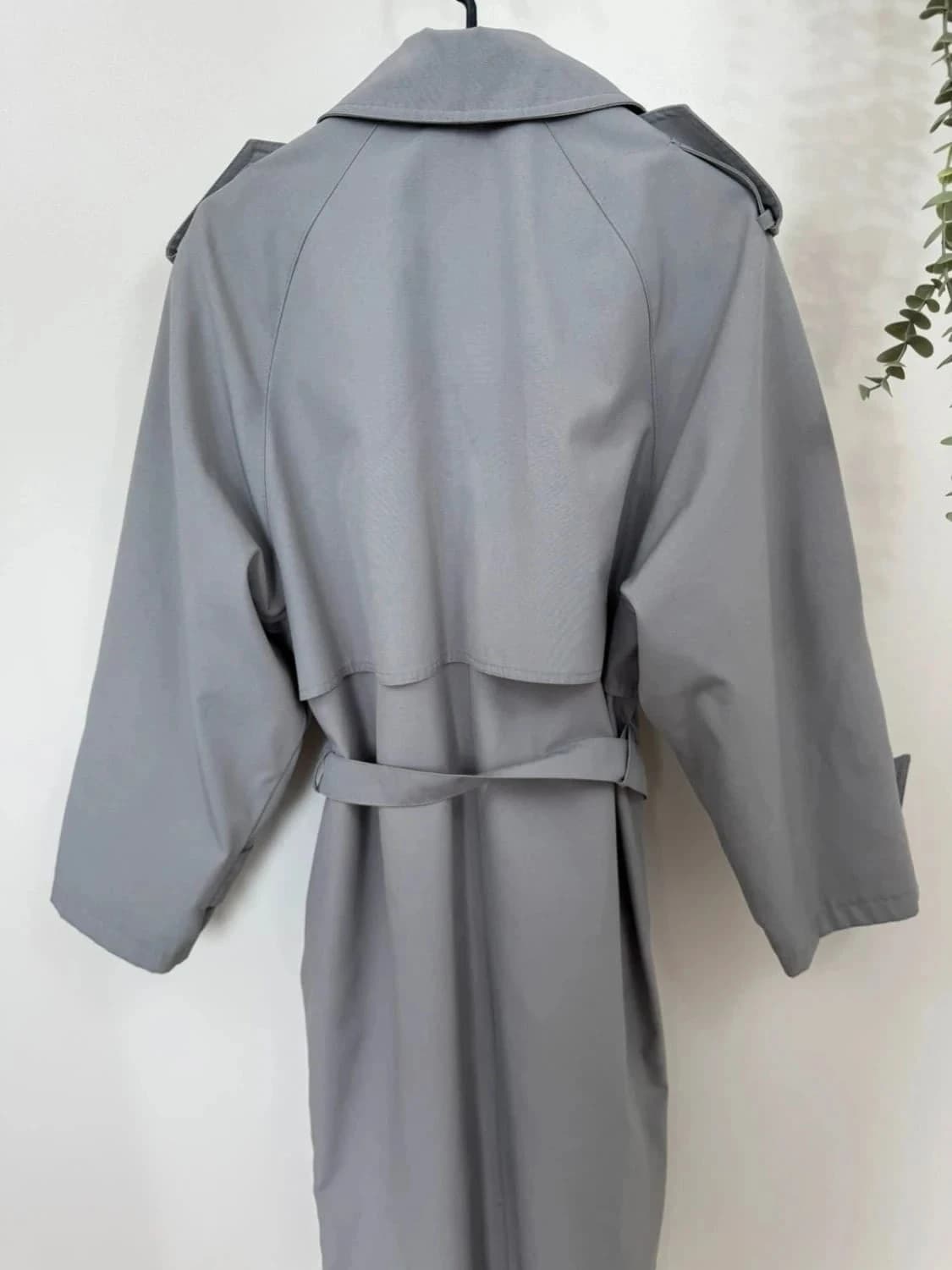 Trench long gris vintage - Photo 5/6