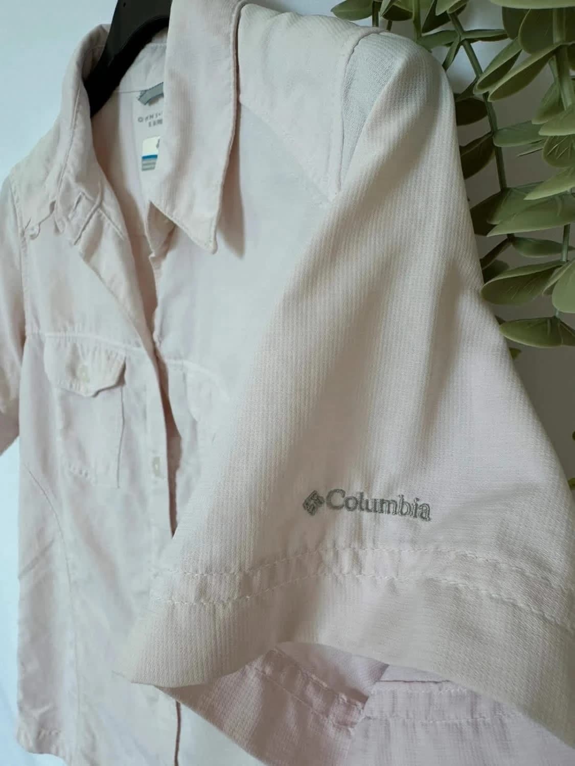 Chemise manches courtes Columbia rose pastel taille XS - Photo 3/9