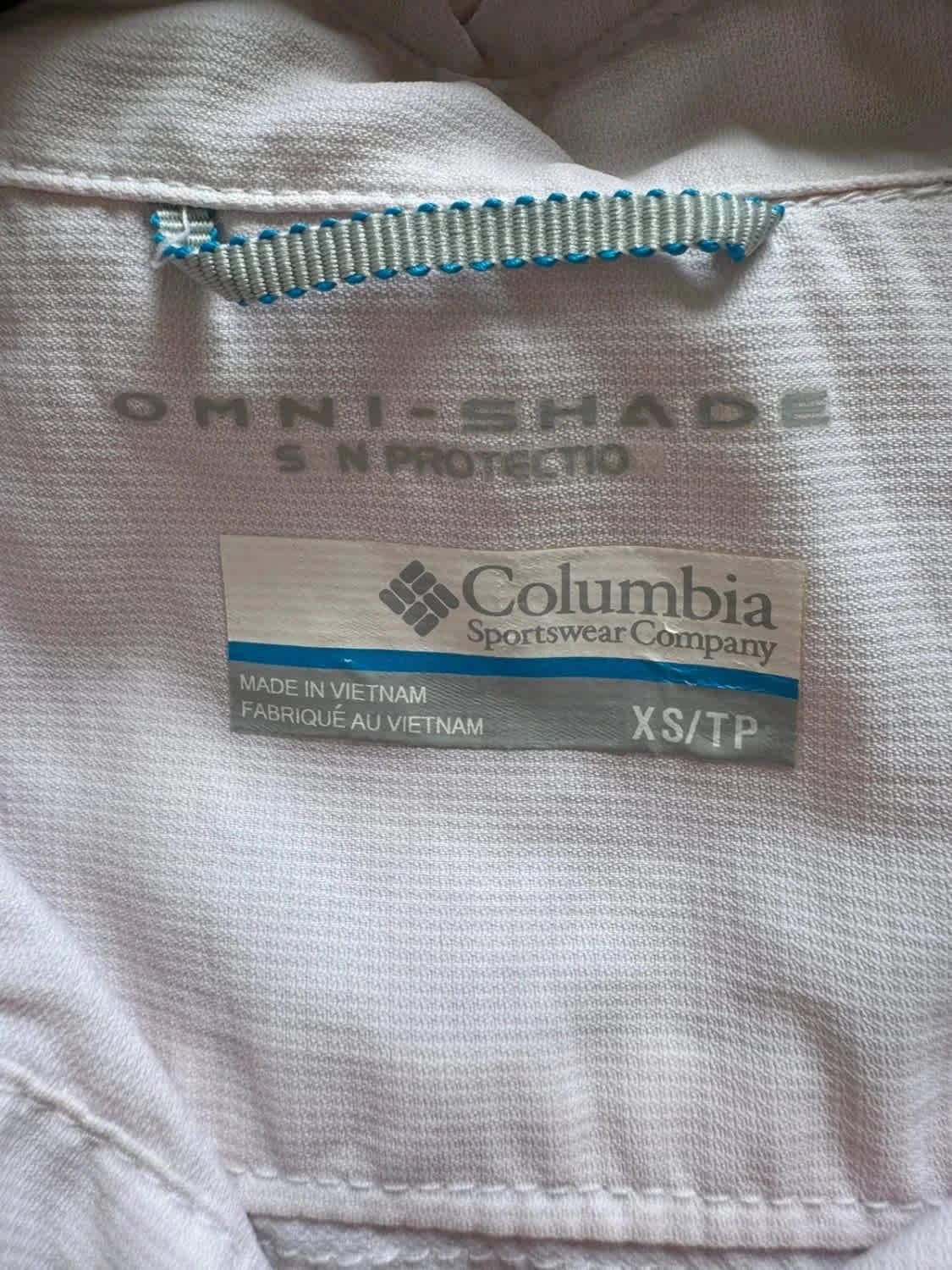 Chemise manches courtes Columbia rose pastel taille XS - Photo 7/9