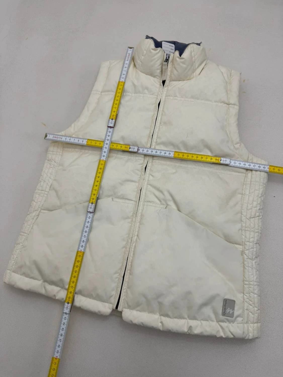 Doudoune sans manches Quechua Decathlon écru duvet taille 38/M - SC26015 - Photo 12/12