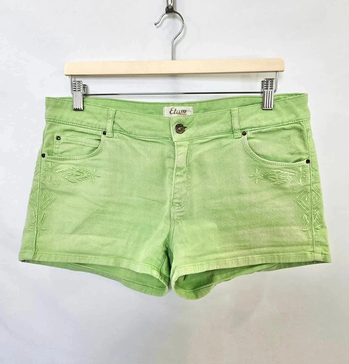 Short femme Etam vert taille XL - Photo 4/7