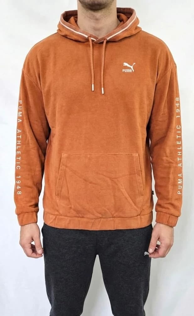 Sweat à capuche Puma orange édition limitée - Photo 1/8