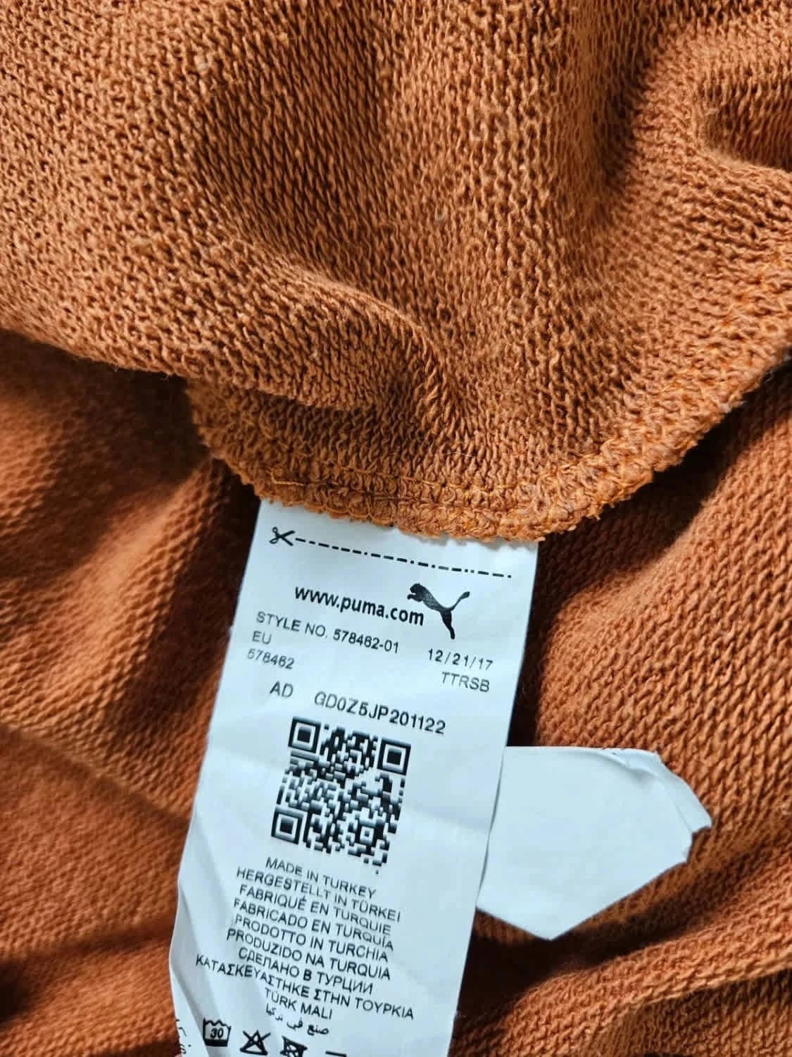 Sweat à capuche Puma orange édition limitée - Photo 7/8