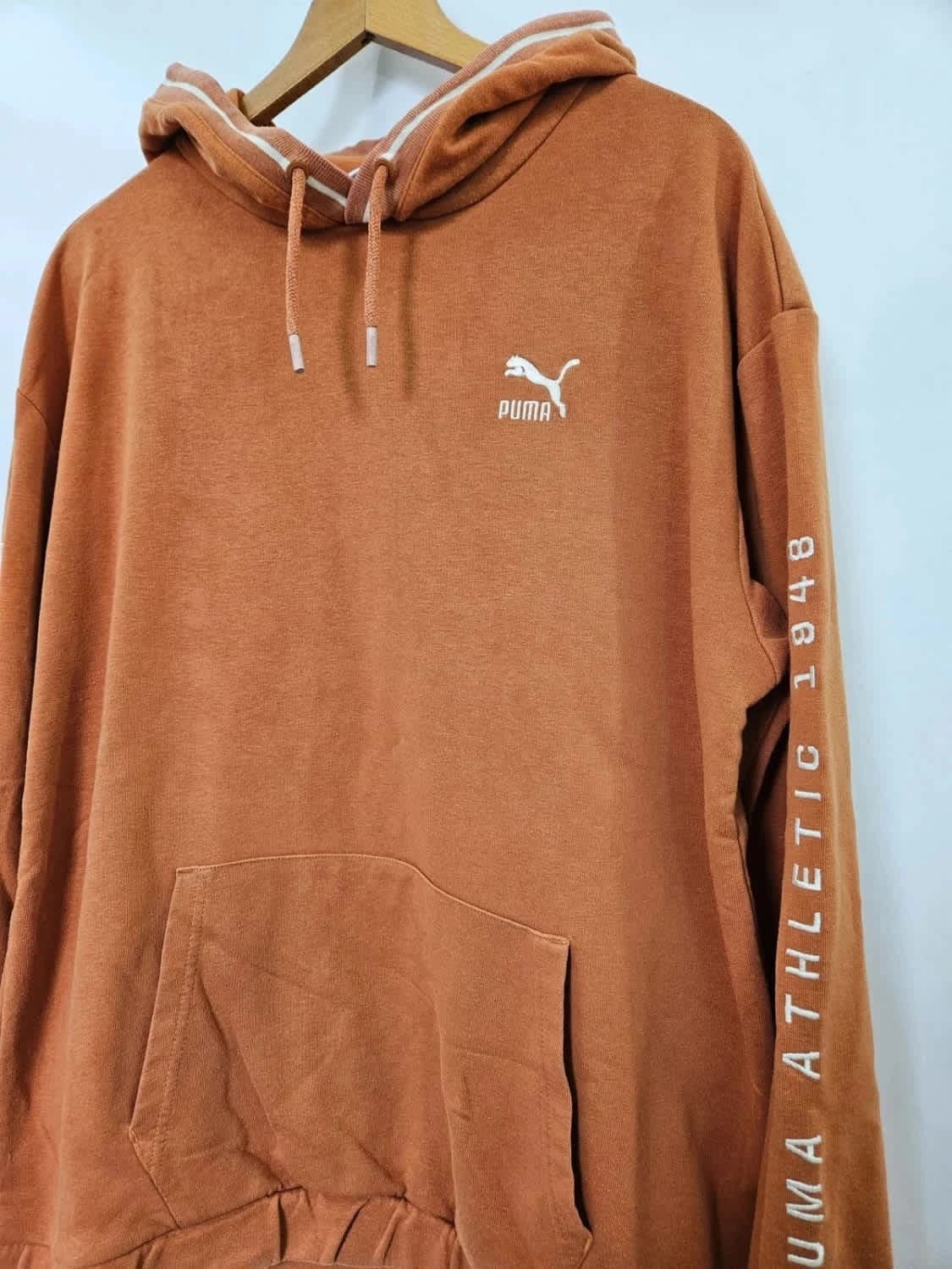 Sweat à capuche Puma orange édition limitée - Photo 4/8