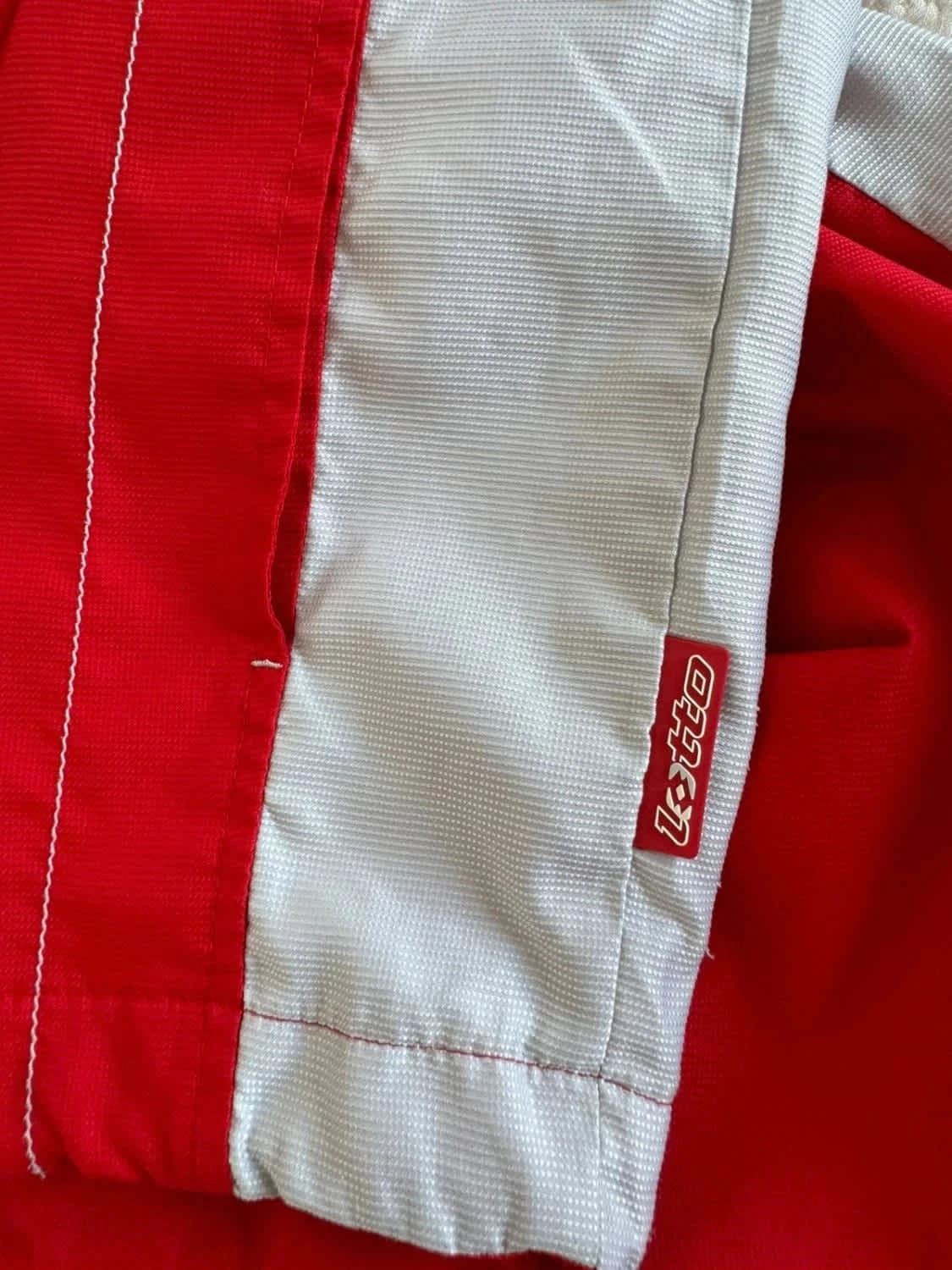 Veste coupe vent rouge Half Zip Jacket Lotto taille S - Photo 6/12