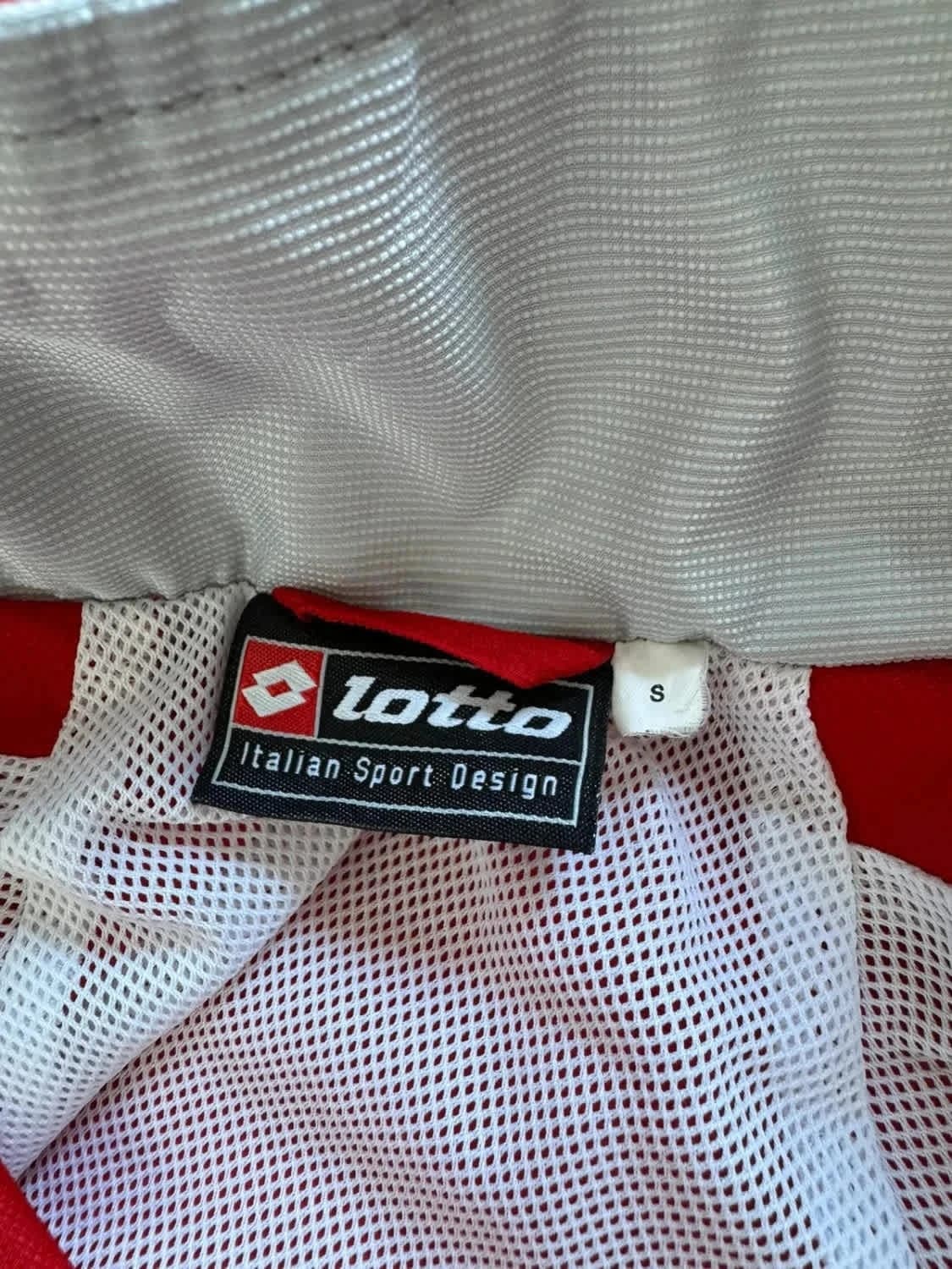 Veste coupe vent rouge Half Zip Jacket Lotto taille S - Photo 8/12