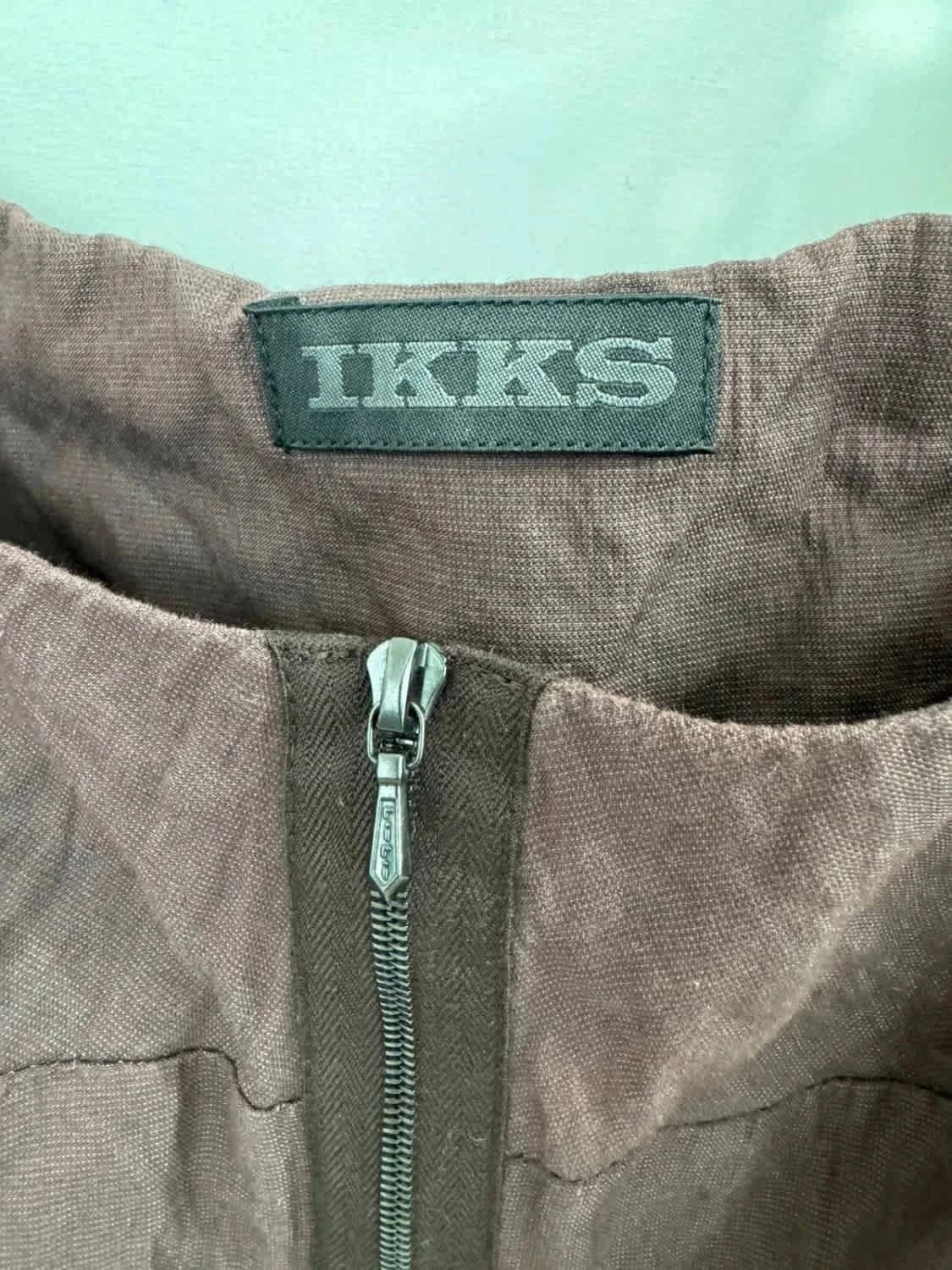 Ensemble 3 pièces robe et vestes chocolat IKKS taille M - Photo 3/11
