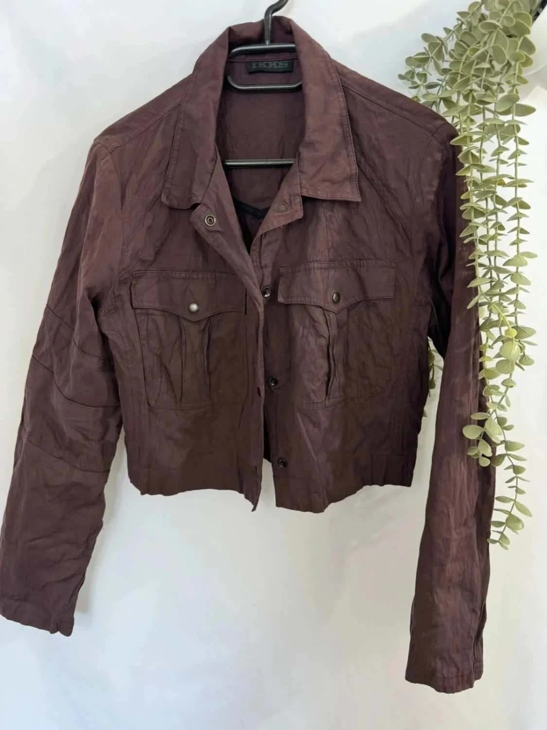 Ensemble 3 pièces robe et vestes chocolat IKKS taille M - Photo 5/11