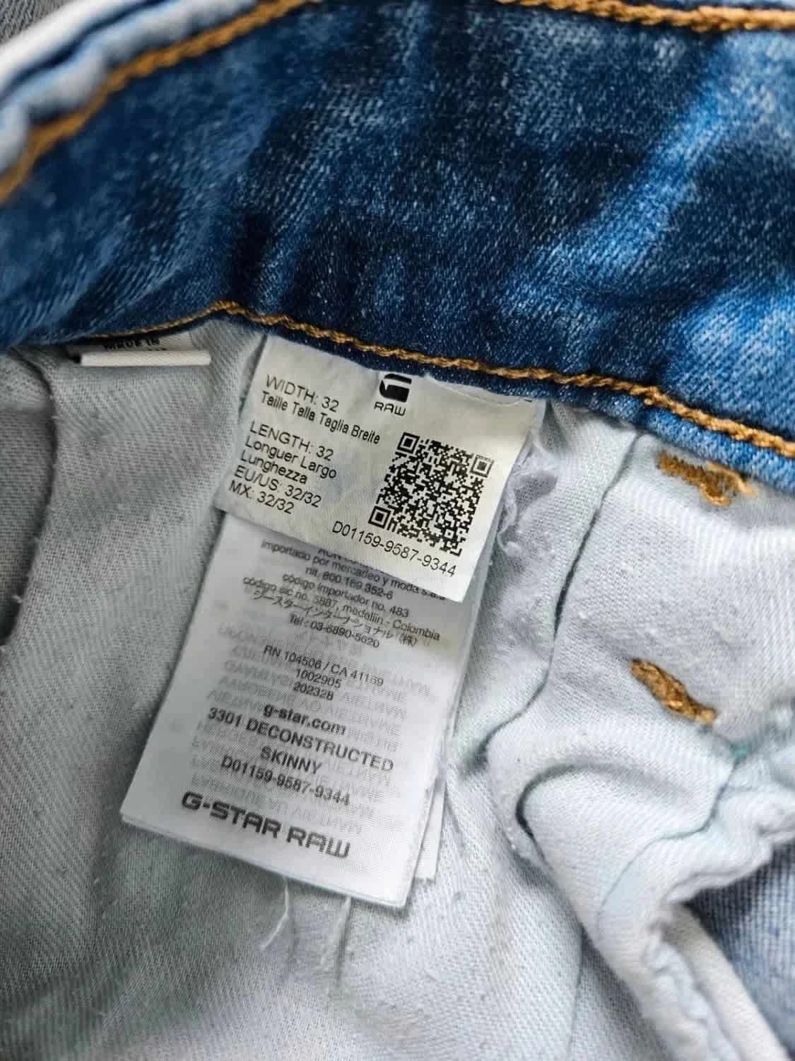 Jean slim Homme G-Star Raw taille 42 - Photo 6/6