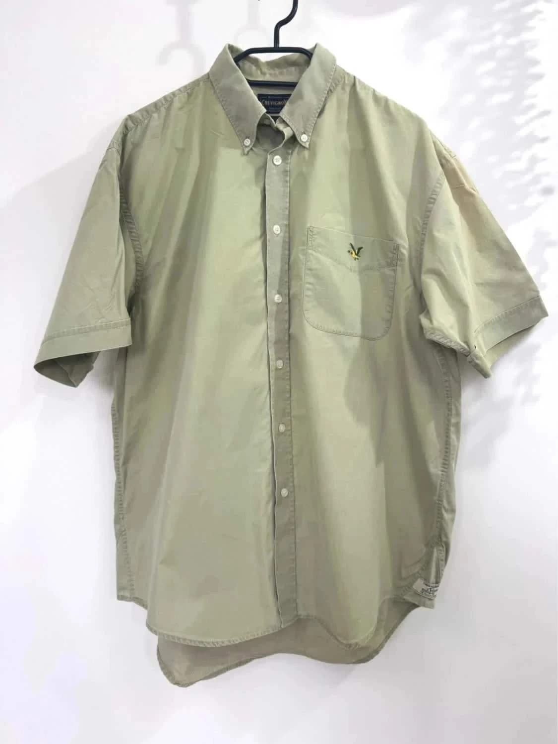 Chemise manches courtes verte Chevignon 100% coton taille XL - Photo 2/9