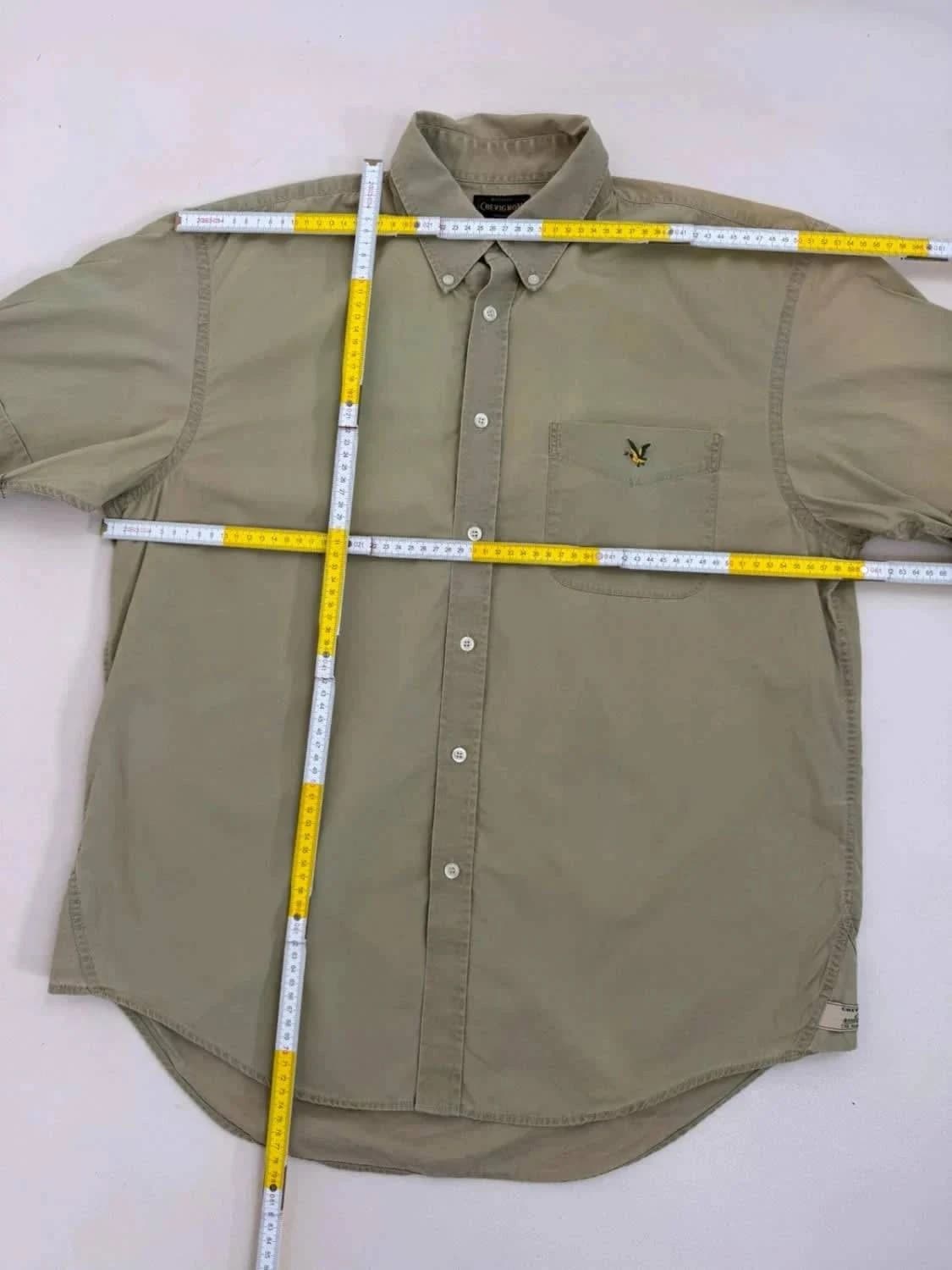 Chemise manches courtes verte Chevignon 100% coton taille XL - Photo 9/9