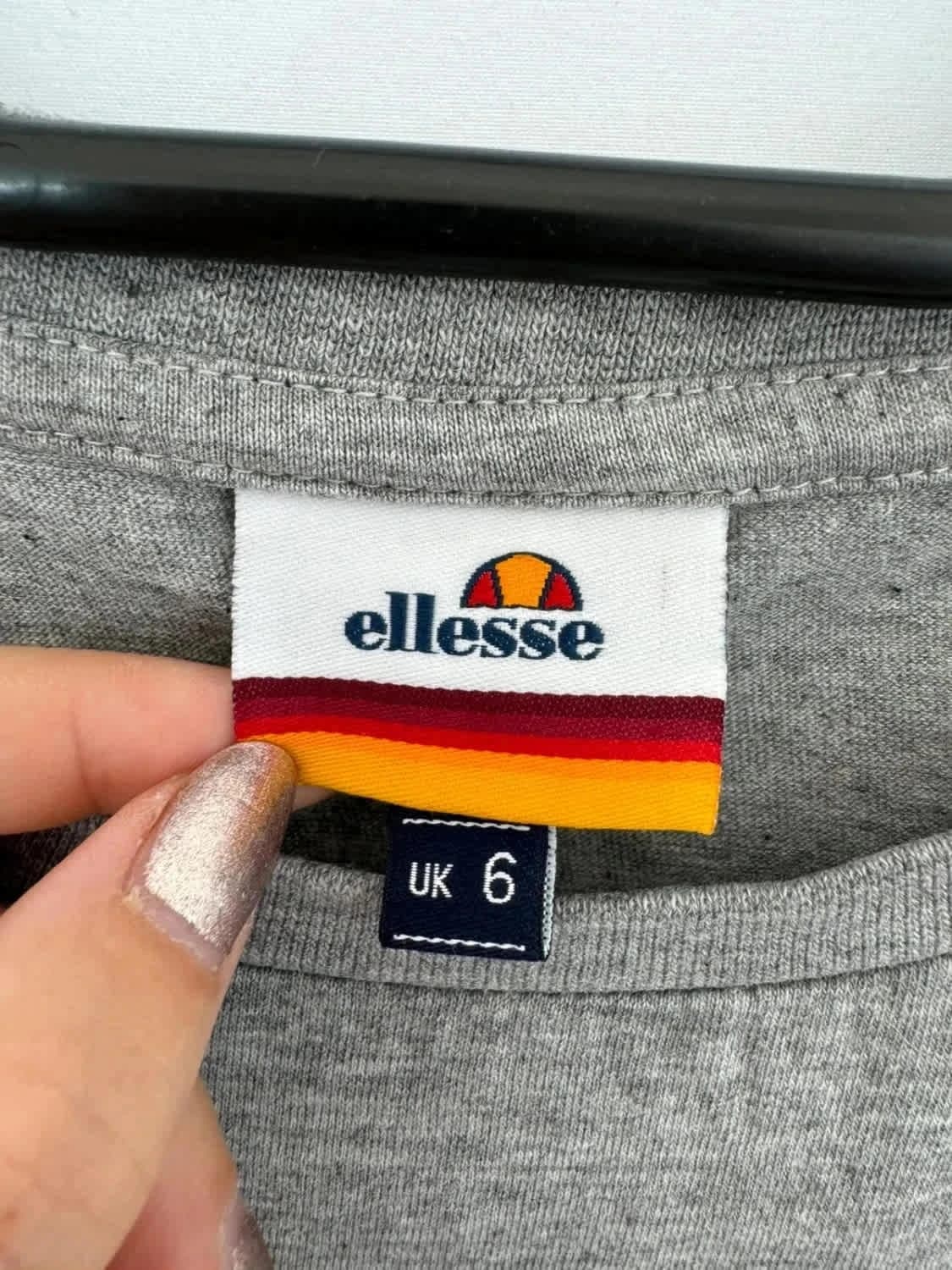 Tee-shirt gris chiné Ellesse taille XS - Photo 4/5