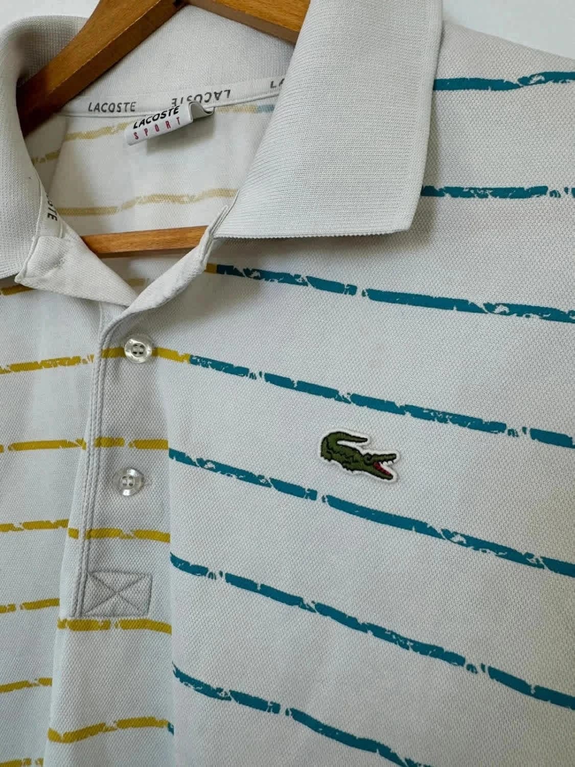 Polo Homme Lacoste à rayures taille XL - Photo 3/8