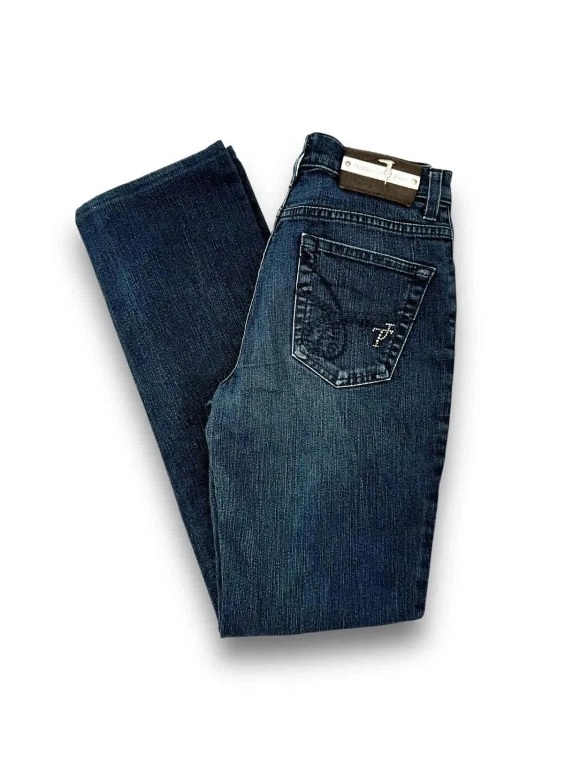 Jean slim bleu Trussardi taille 36 - Photo 2/8