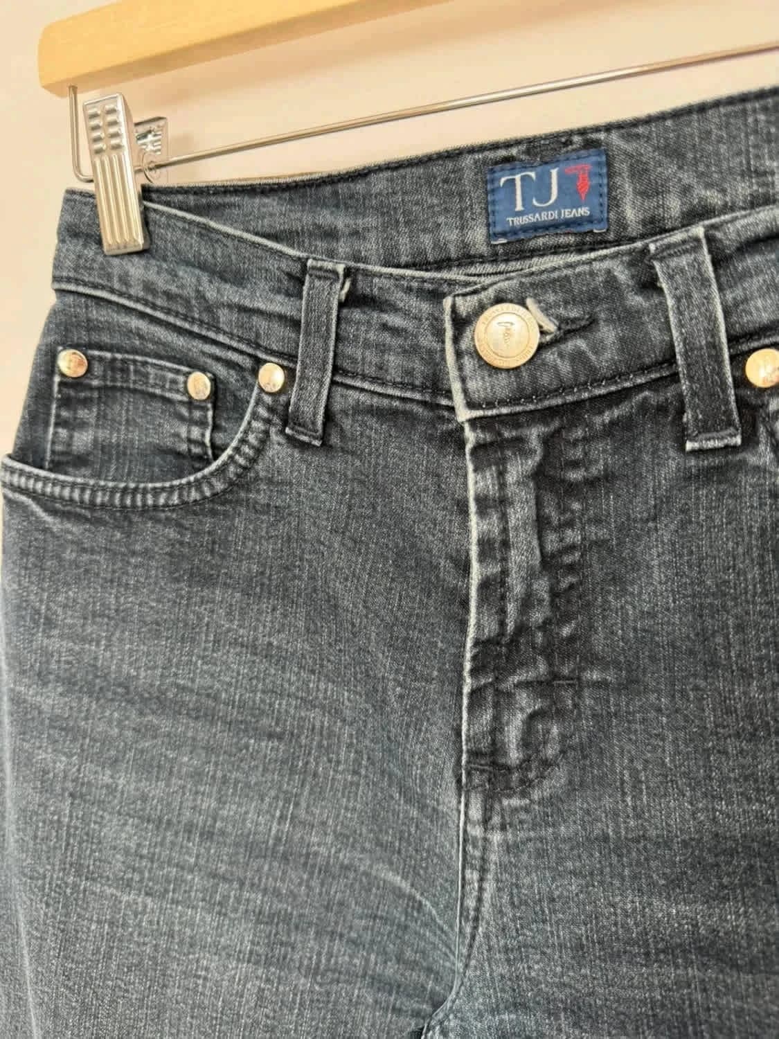 Jean slim bleu Trussardi taille 36 - Photo 4/8