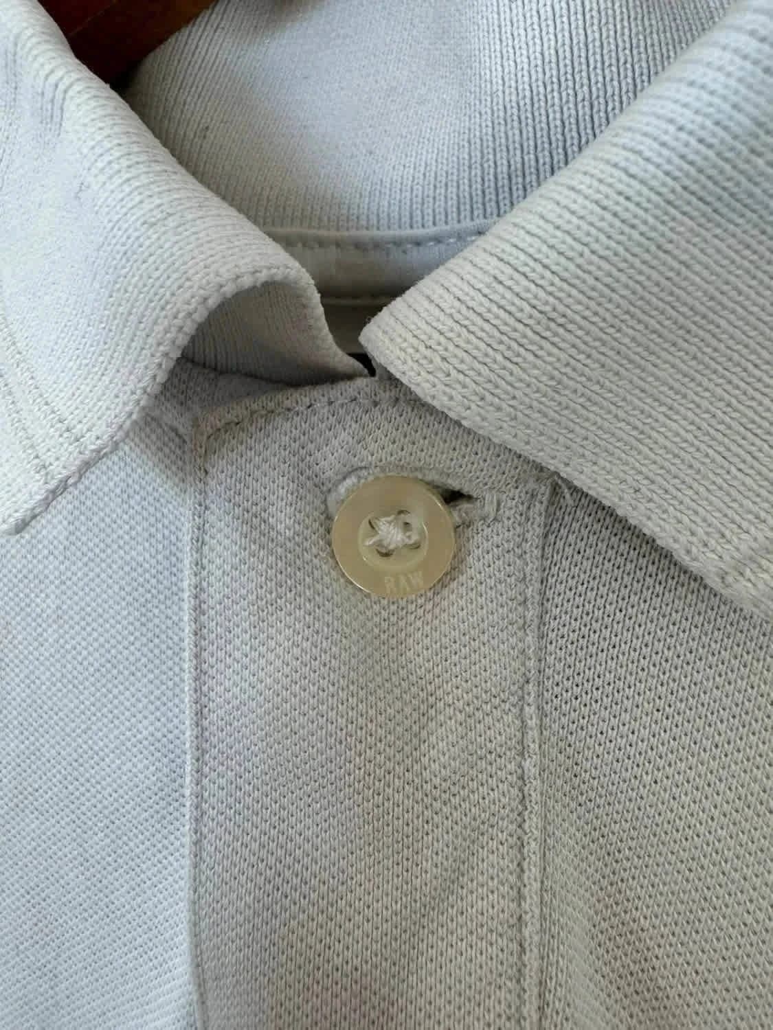 Polo blanc G-Star Raw logo brodé taille S - Photo 4/5