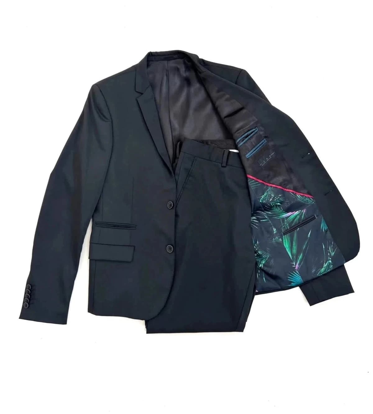 Ensemble costume blazer et pantalon noir Izac Black Edition taille S - Photo 2/19