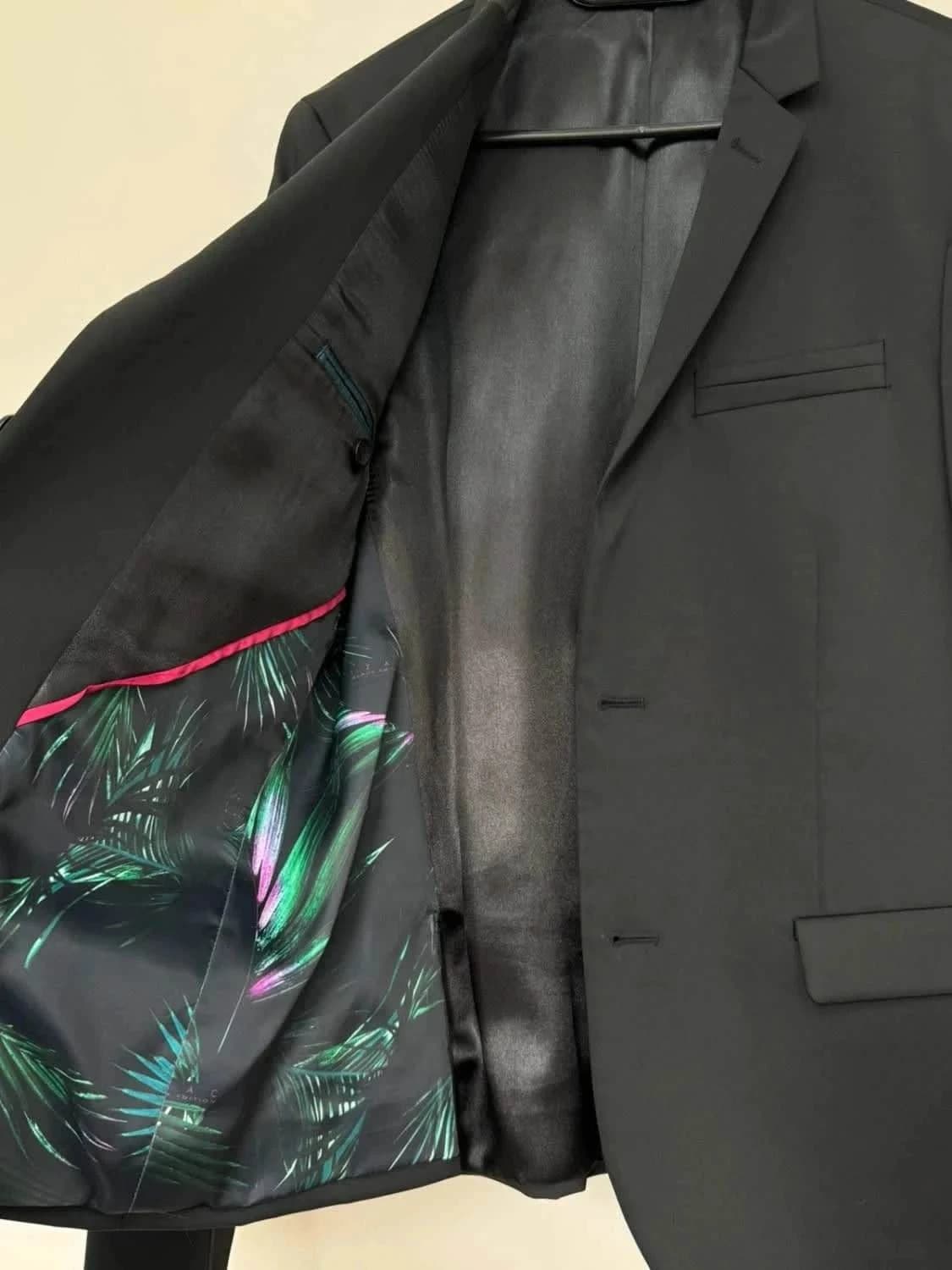 Ensemble costume blazer et pantalon noir Izac Black Edition taille S - Photo 6/19