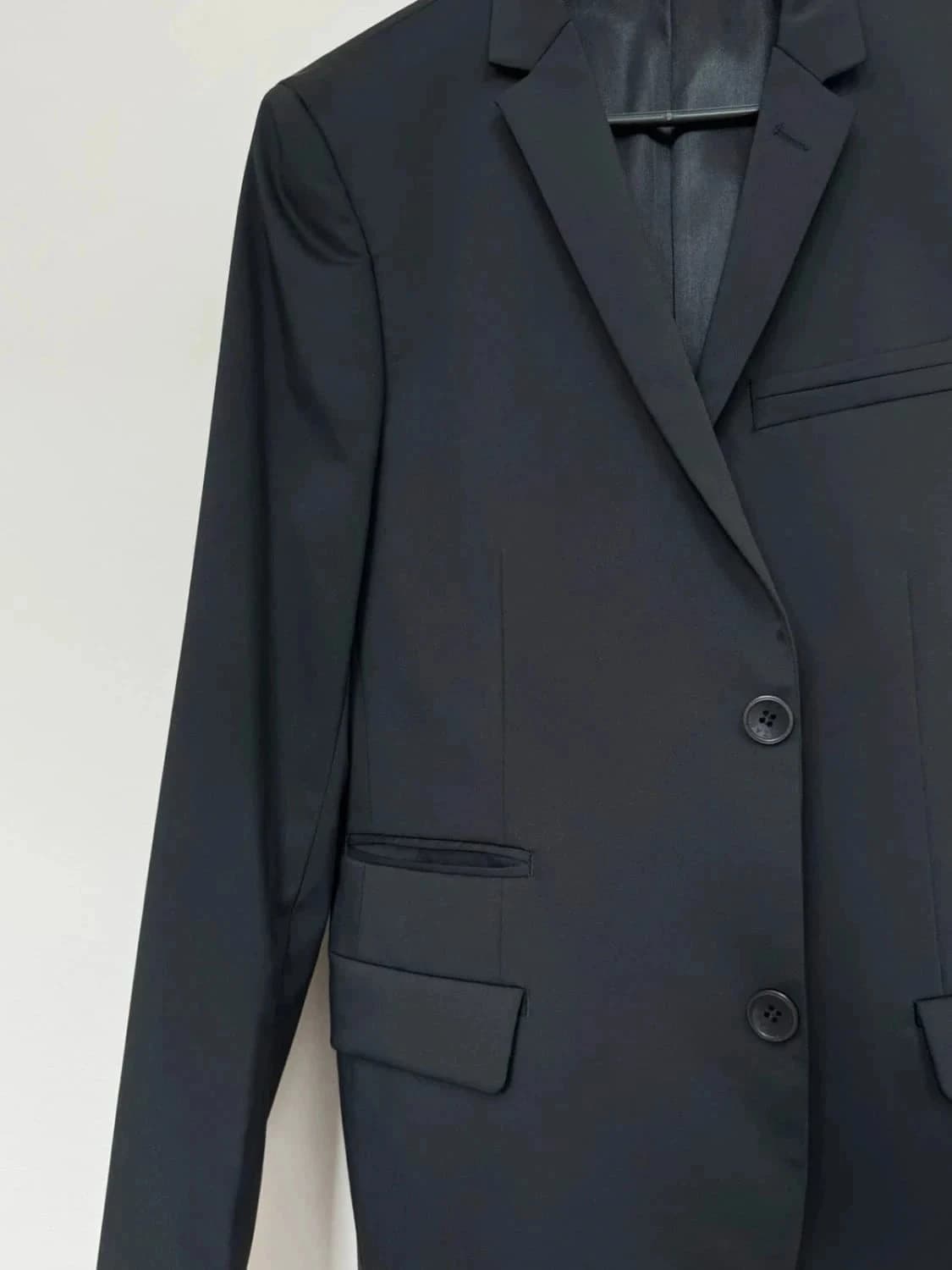 Ensemble costume blazer et pantalon noir Izac Black Edition taille S - Photo 7/19