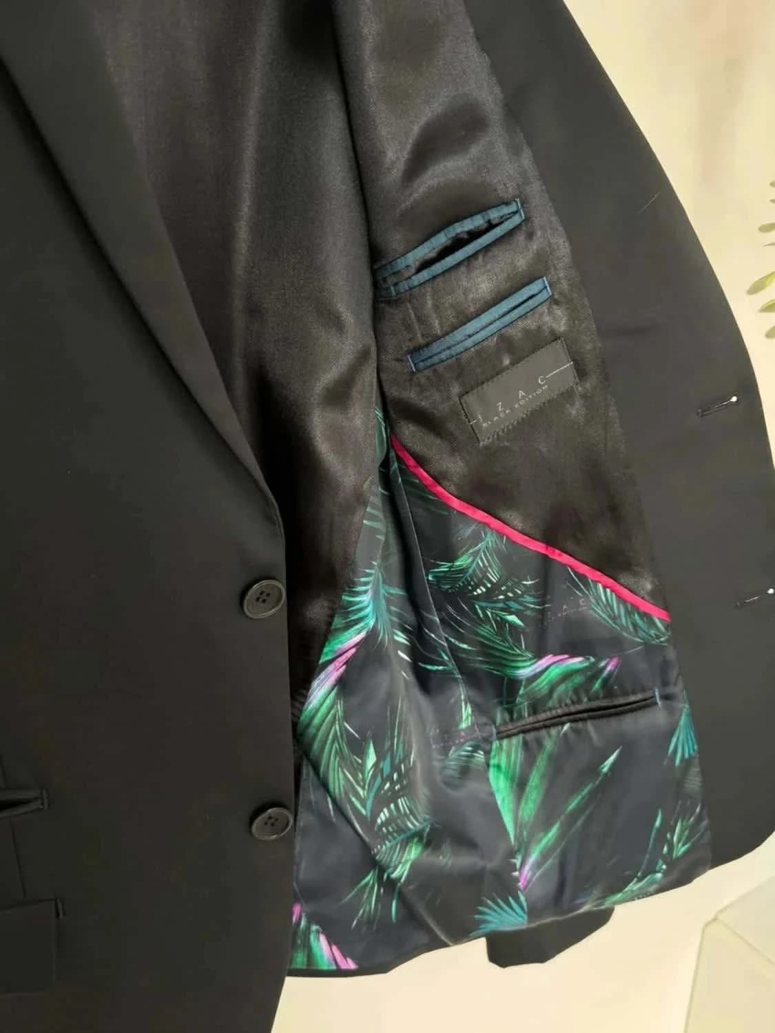 Ensemble costume blazer et pantalon noir Izac Black Edition taille S - Photo 9/19