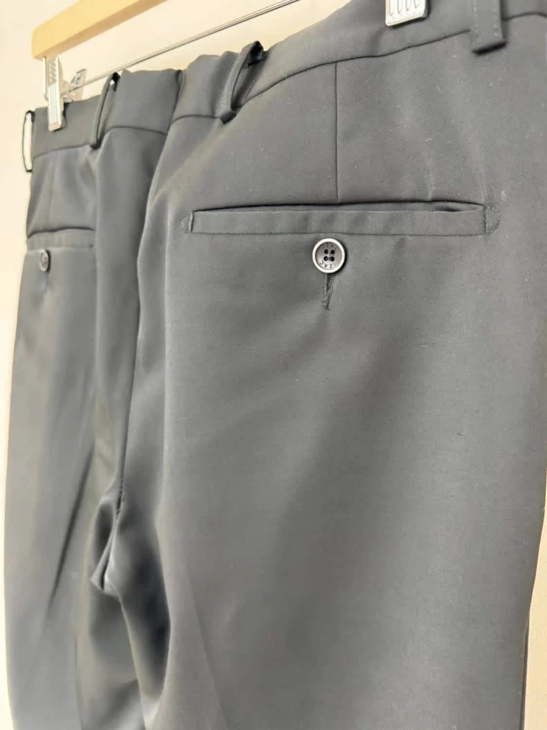 Ensemble costume blazer et pantalon noir Izac Black Edition taille S - Photo 14/19