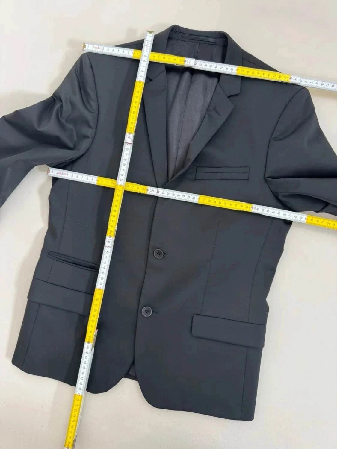 Ensemble costume blazer et pantalon noir Izac Black Edition taille S - Photo 17/19