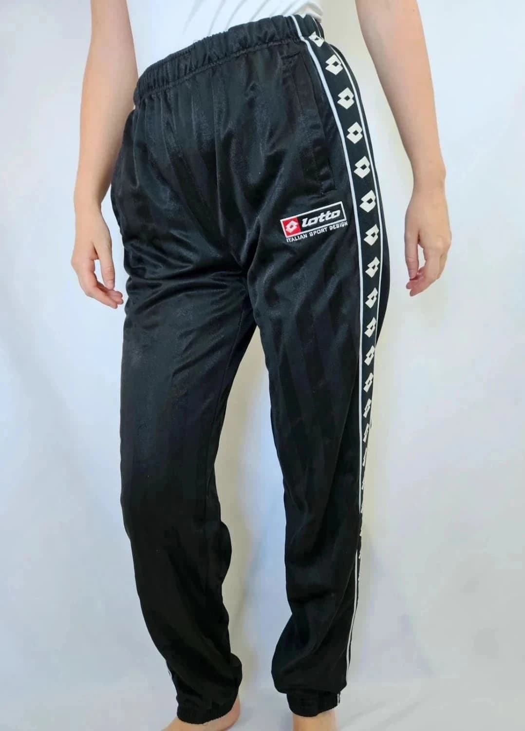 Jogging vintage noir Lotto - Photo 1/6