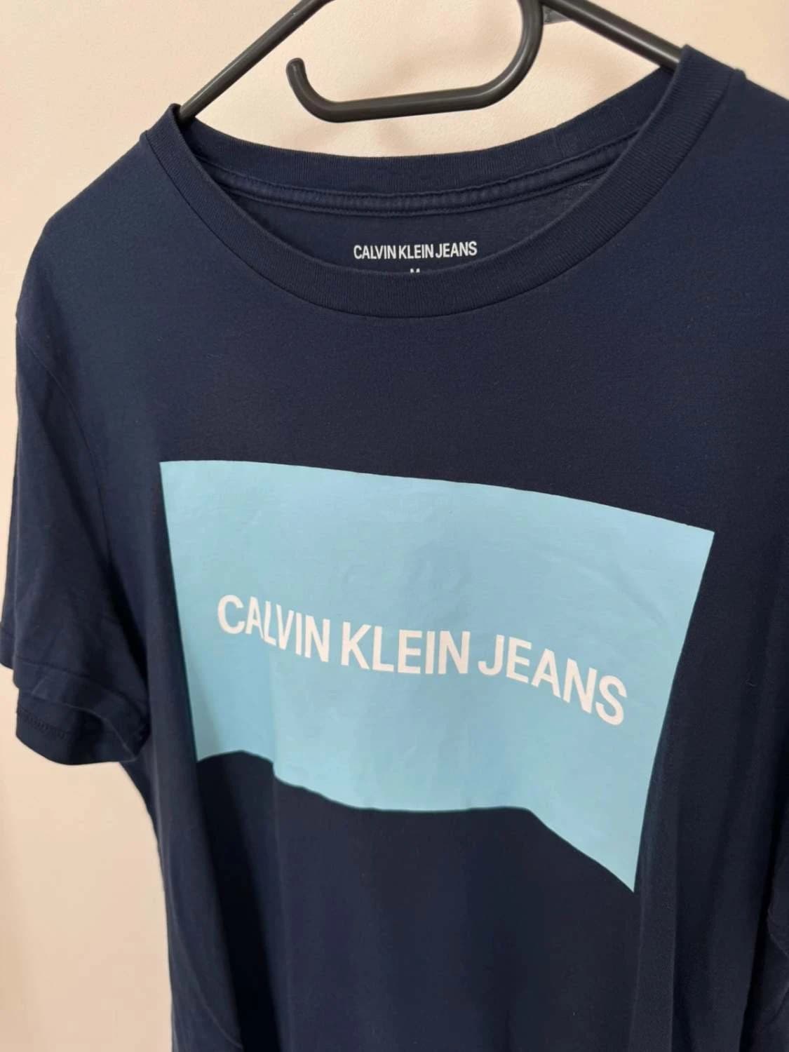 T-shirt coton Calvin Klein Jeans logo bleu marine taille M - FP2512174 - Photo 3/7
