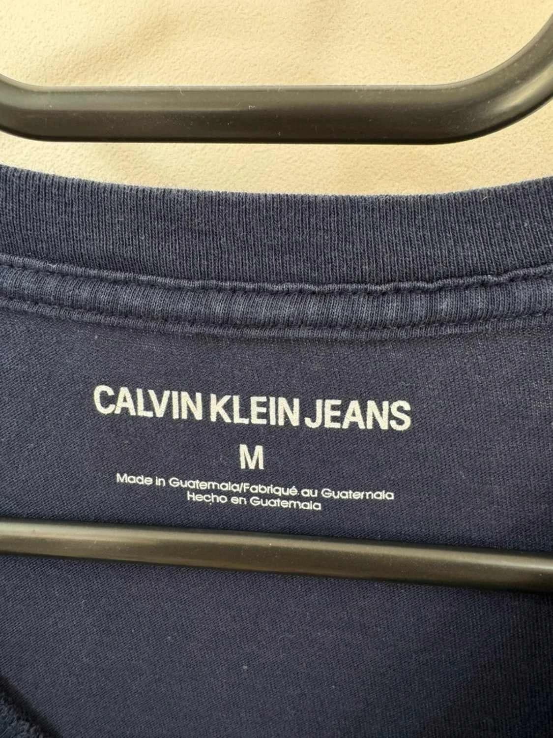 T-shirt coton Calvin Klein Jeans logo bleu marine taille M - FP2512174 - Photo 4/7