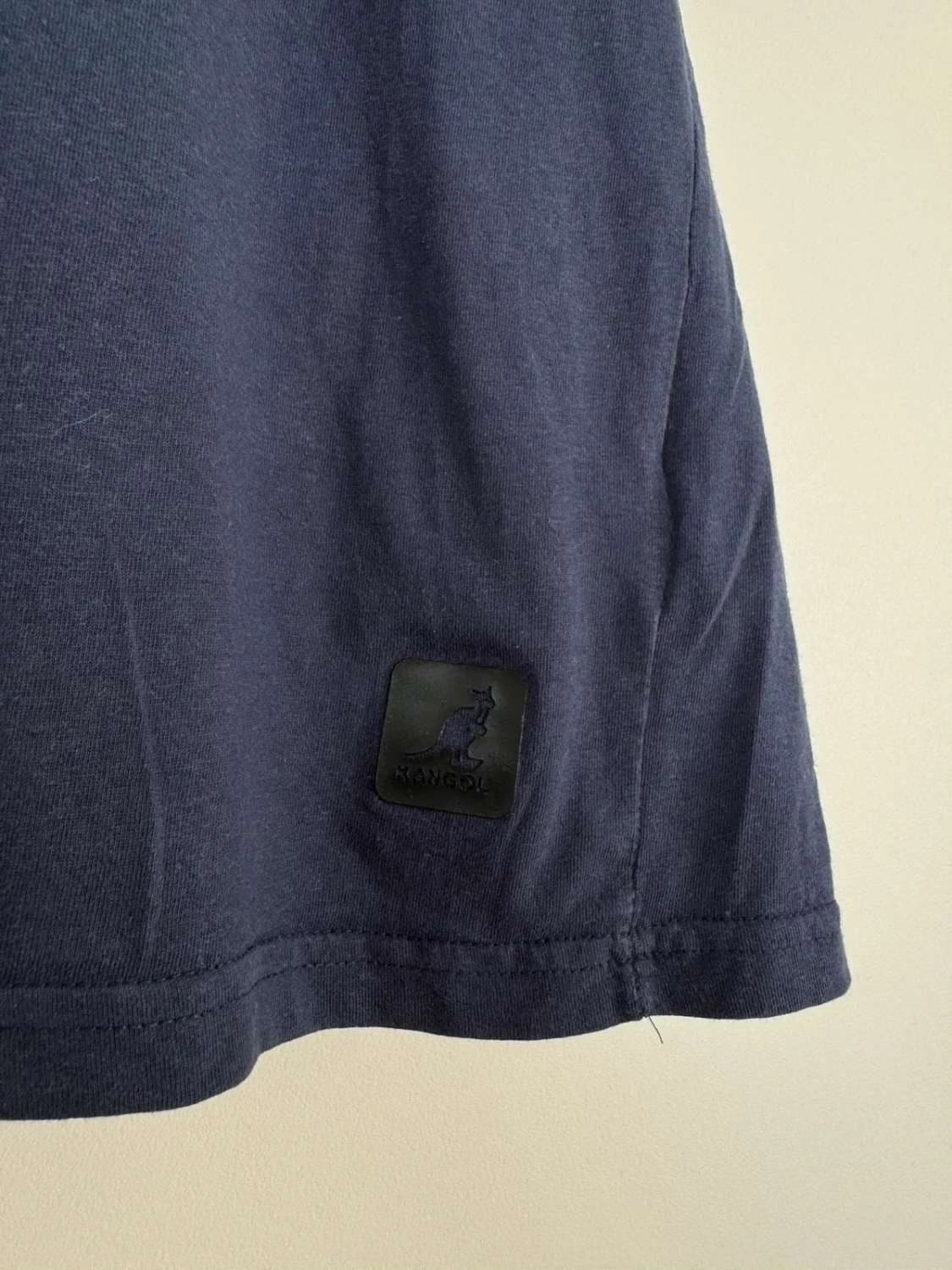 T-shirt coton Kangol logo poitrine bleu marine taille L - FP2512125 - Photo 3/6