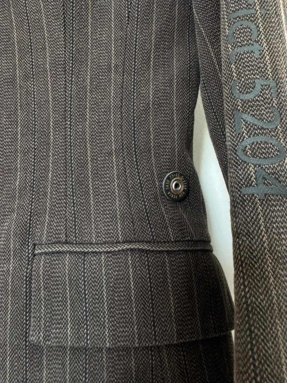 Blazer G-Star Raw marron à rayures taille XS - Photo 5/12